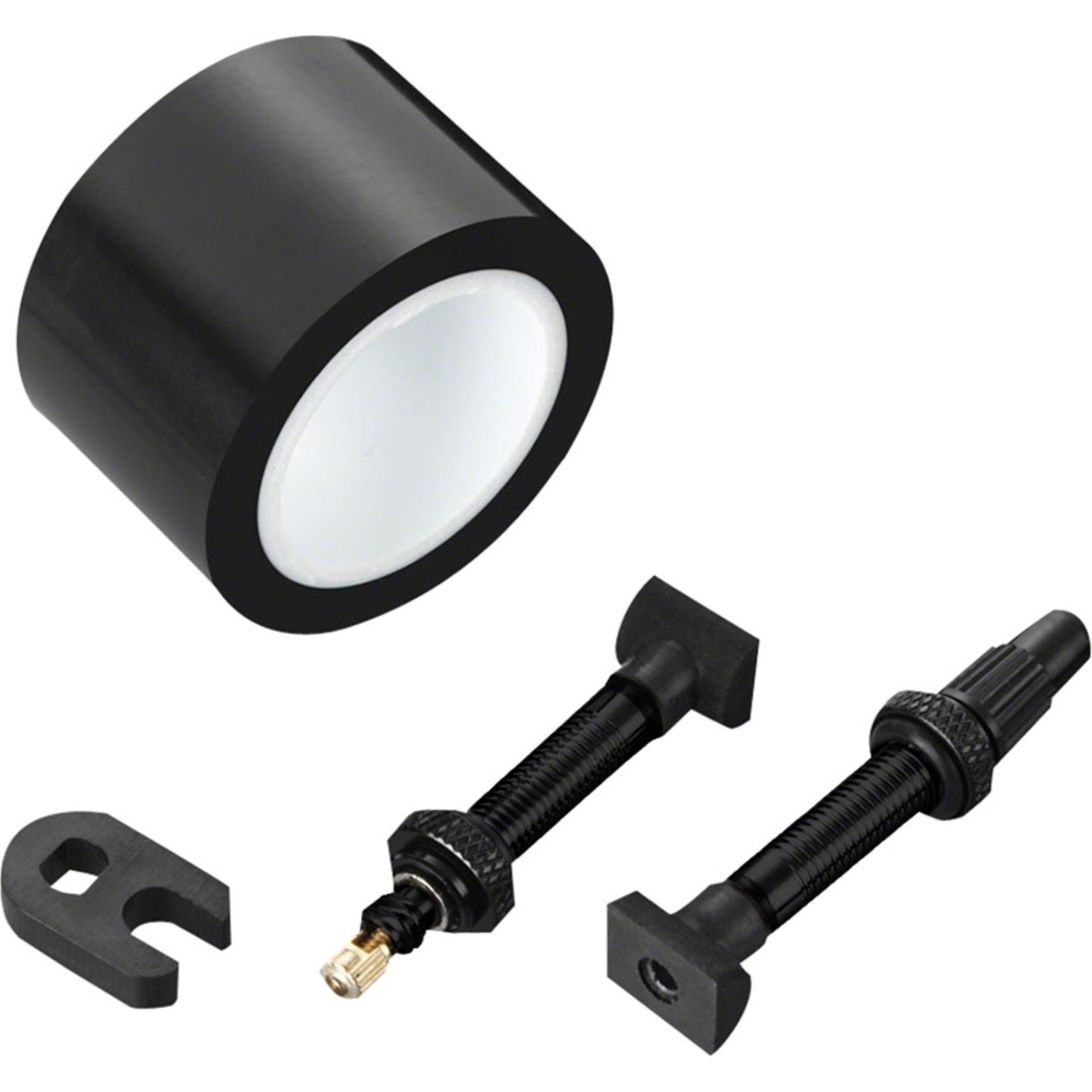 Zipp Tubeless Kit Includes Tape, 2 Valves, 1 Valve Core Wrench [MPN: 11.1918.084.001]_1287343