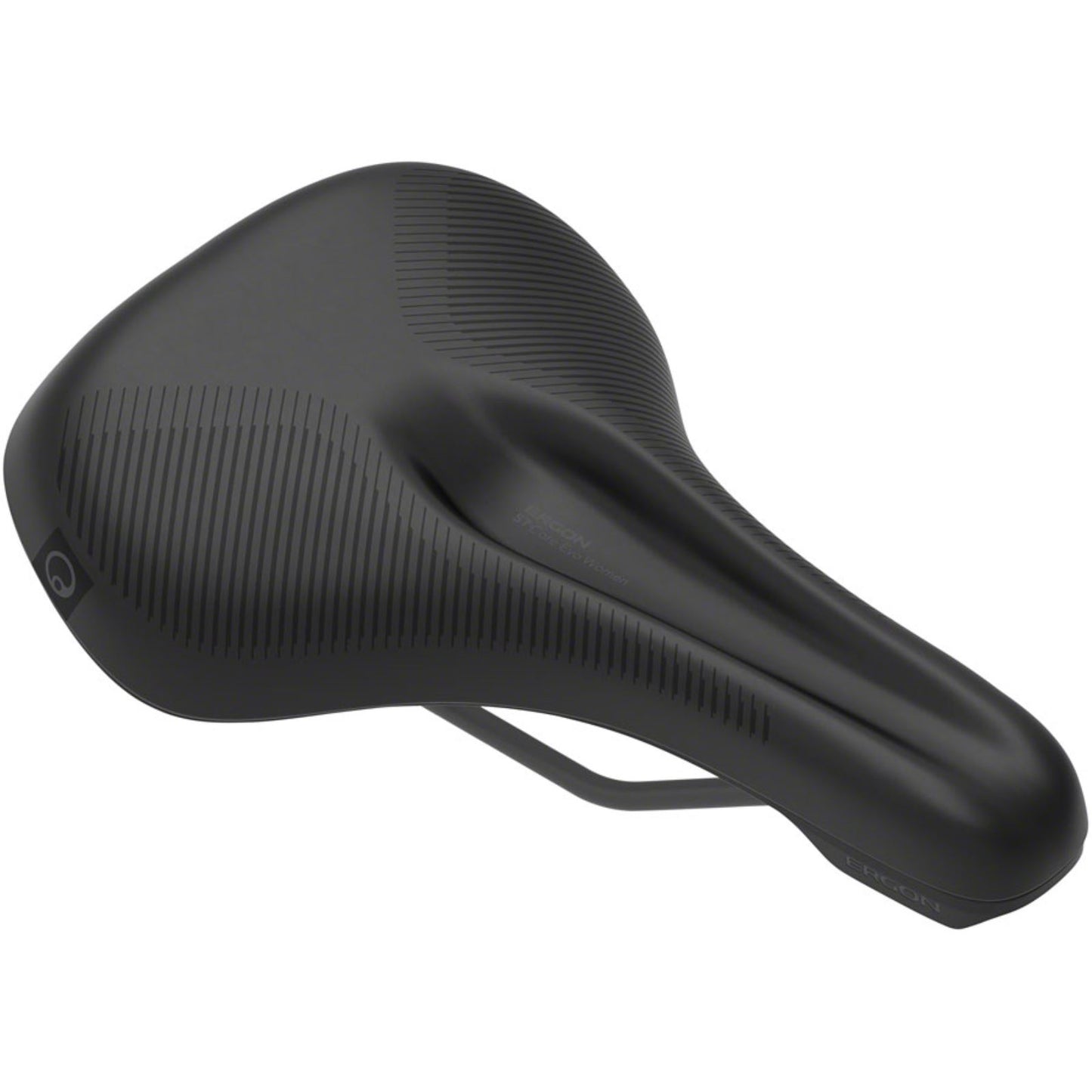 Ergon ST Core Evo Women's Saddle - SM/MD, Black/Gray [MPN: 44040015]_1288192