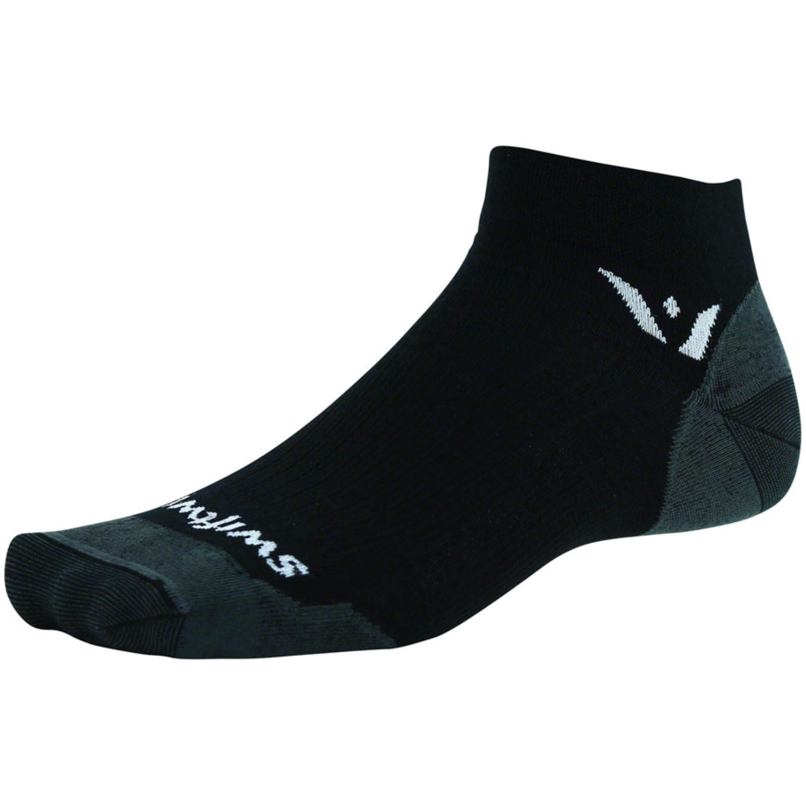 Swiftwick Pursuit One Ultralight Socks - 1 inch - Black - Small [MPN: 1BAW0ZZ-S]_1288622