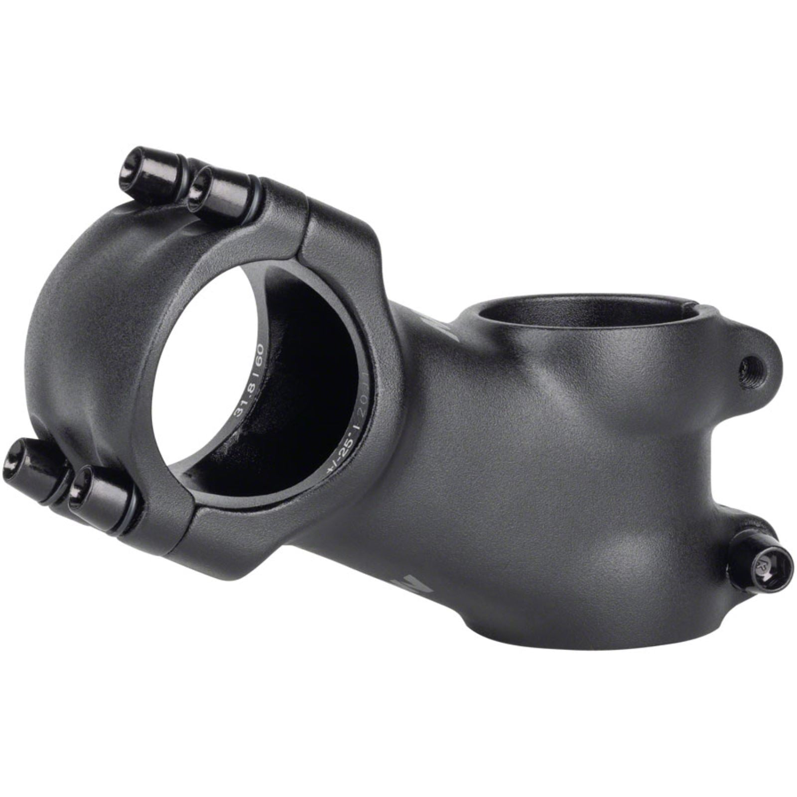 MSW 25 Stem - 60mm - 31.8 Clamp +/-25, 1-1/8" - Aluminum - Black [MPN: 17-000392]_1288819