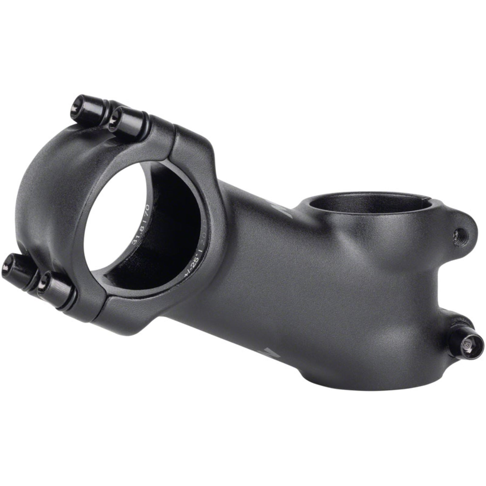 MSW 25 Stem - 70mm - 31.8 Clamp +/-25, 1-1/8" - Aluminum - Black [MPN: 17-000392]_1288823