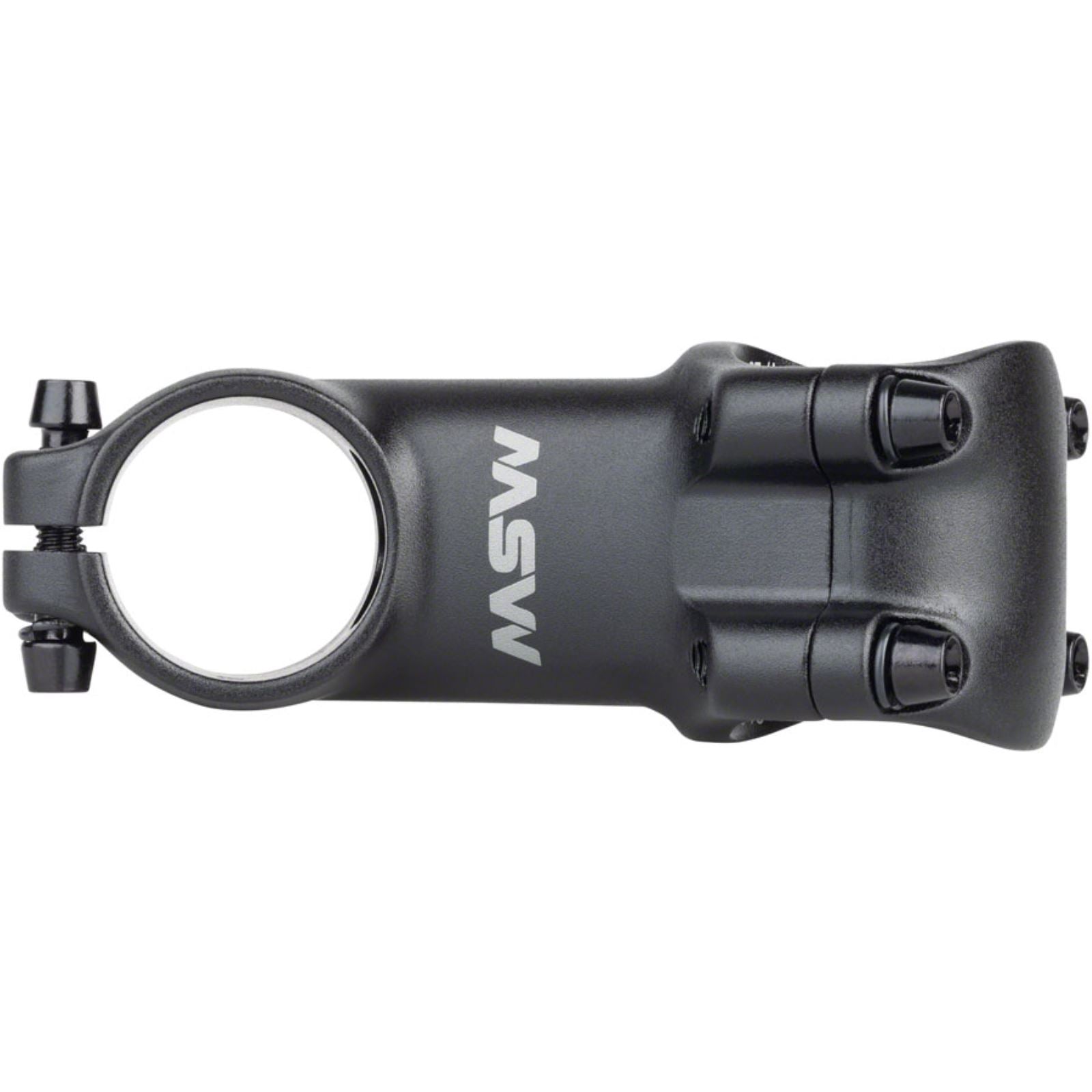 MSW 25 Stem - 70mm - 31.8 Clamp +/-25, 1-1/8" - Aluminum - Black [MPN: 17-000392]_1288825