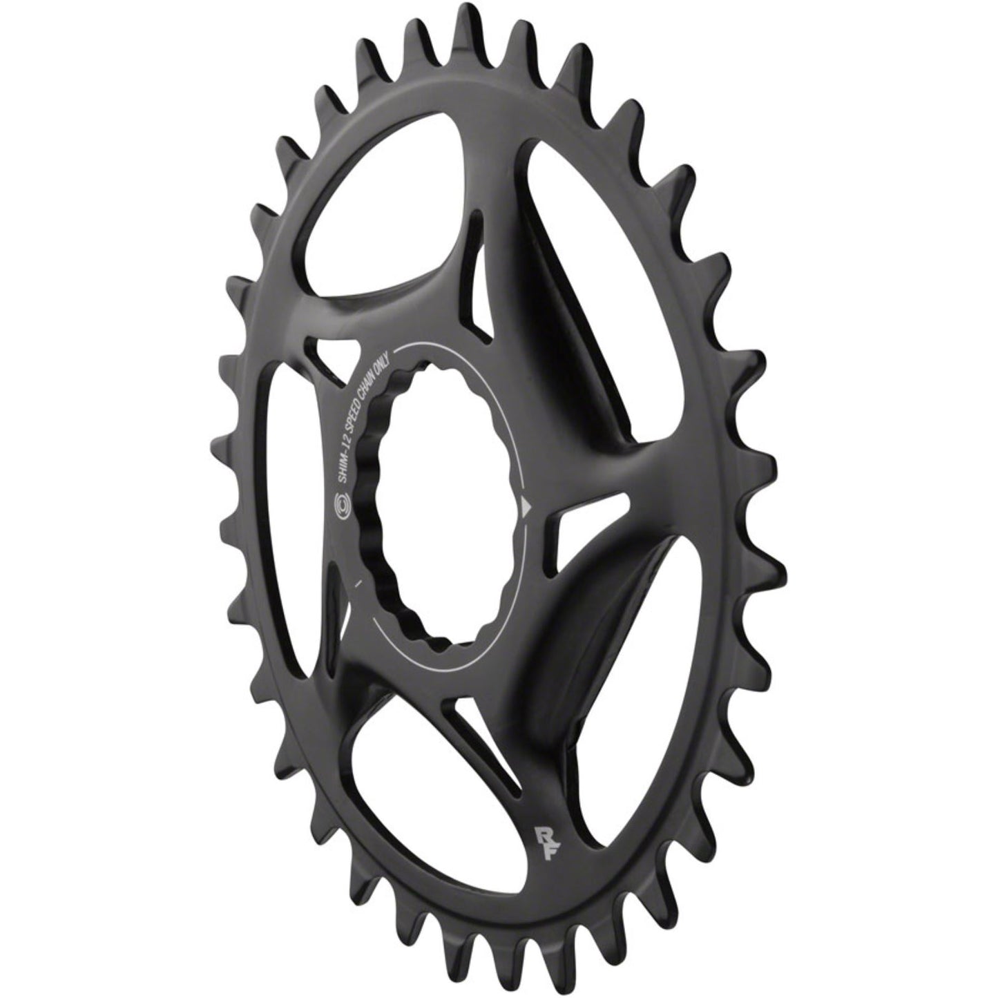 Race Face Narrow Wide Direct Mount CINCH Chainring - 34t - Black [MPN: RR21STLDM34TSHI12BLK]_1289858