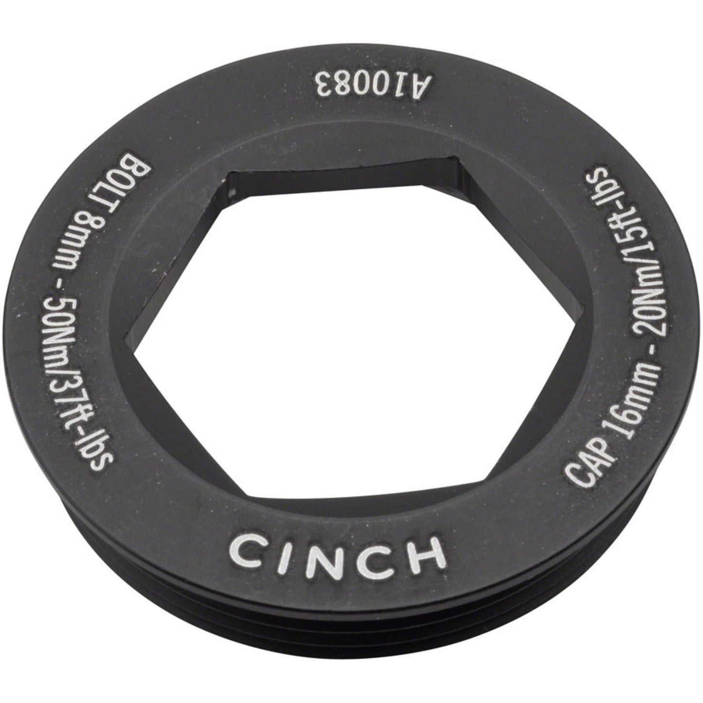 Race Face CINCH Crank Puller Cap and Washer Set - For XC/AM, Matte Black [MPN: F30026MAT]_1289918
