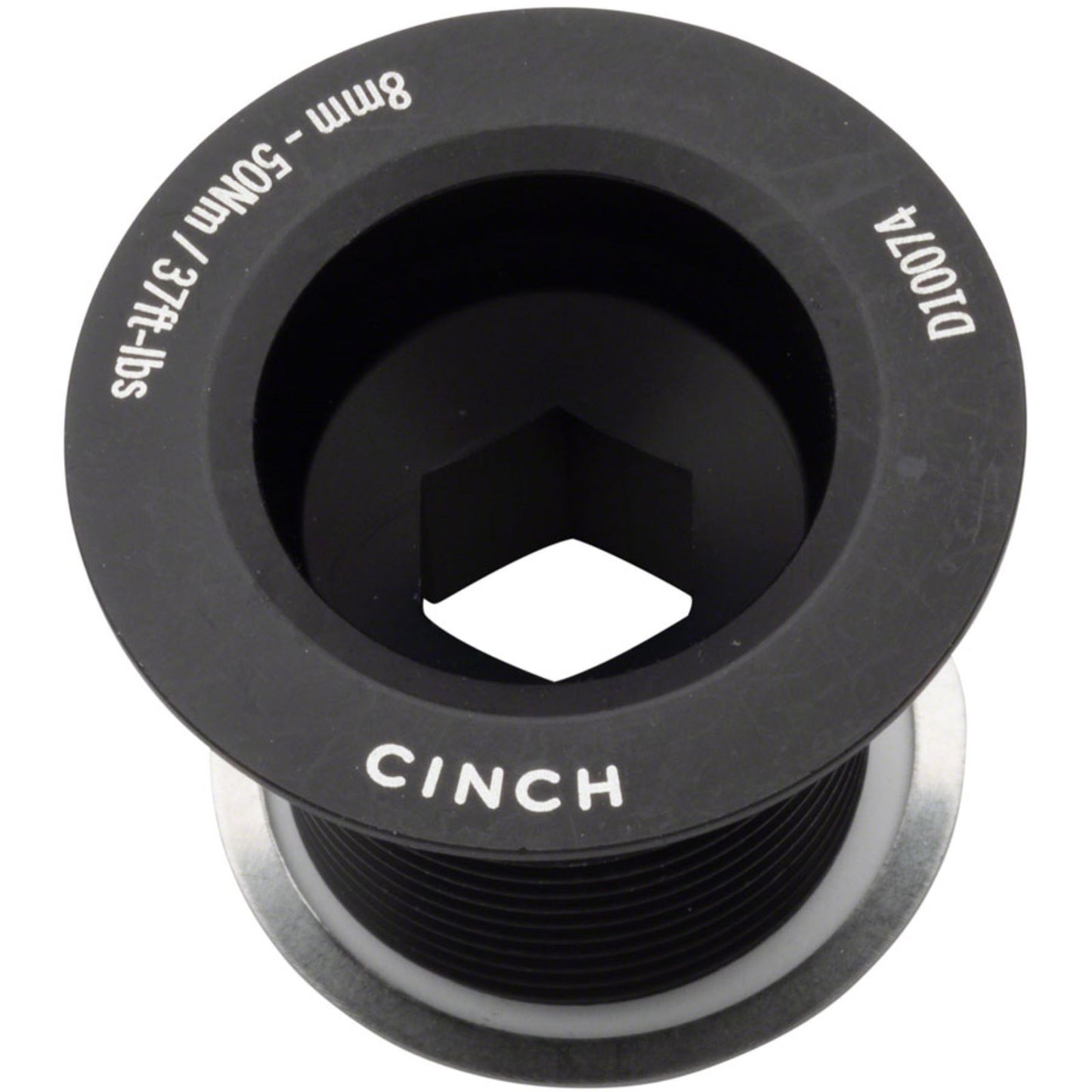 Race Face CINCH Crank Bolt With Washer - NDS, M18, Matte Black [MPN: F10024MATBLK]_1289922