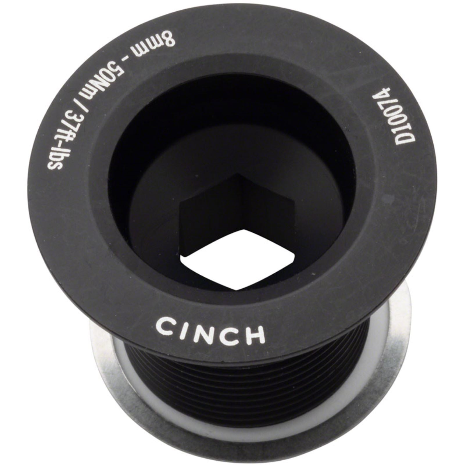 Race Face CINCH Crank Bolt With Washer - NDS, M18, Matte Black [MPN: F10024MATBLK]_1289922