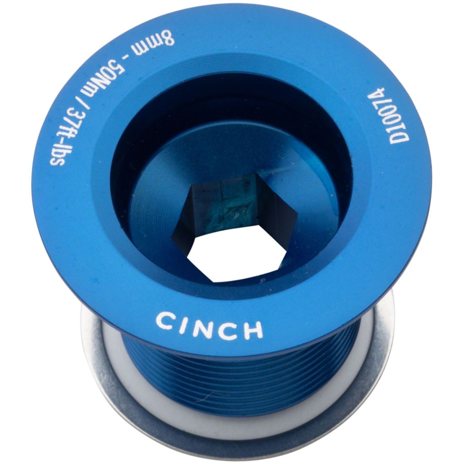 Race Face CINCH Crank Bolt With Washer - NDS, M18, Gloss Blue [MPN: F10024GLSBLU]_1289925