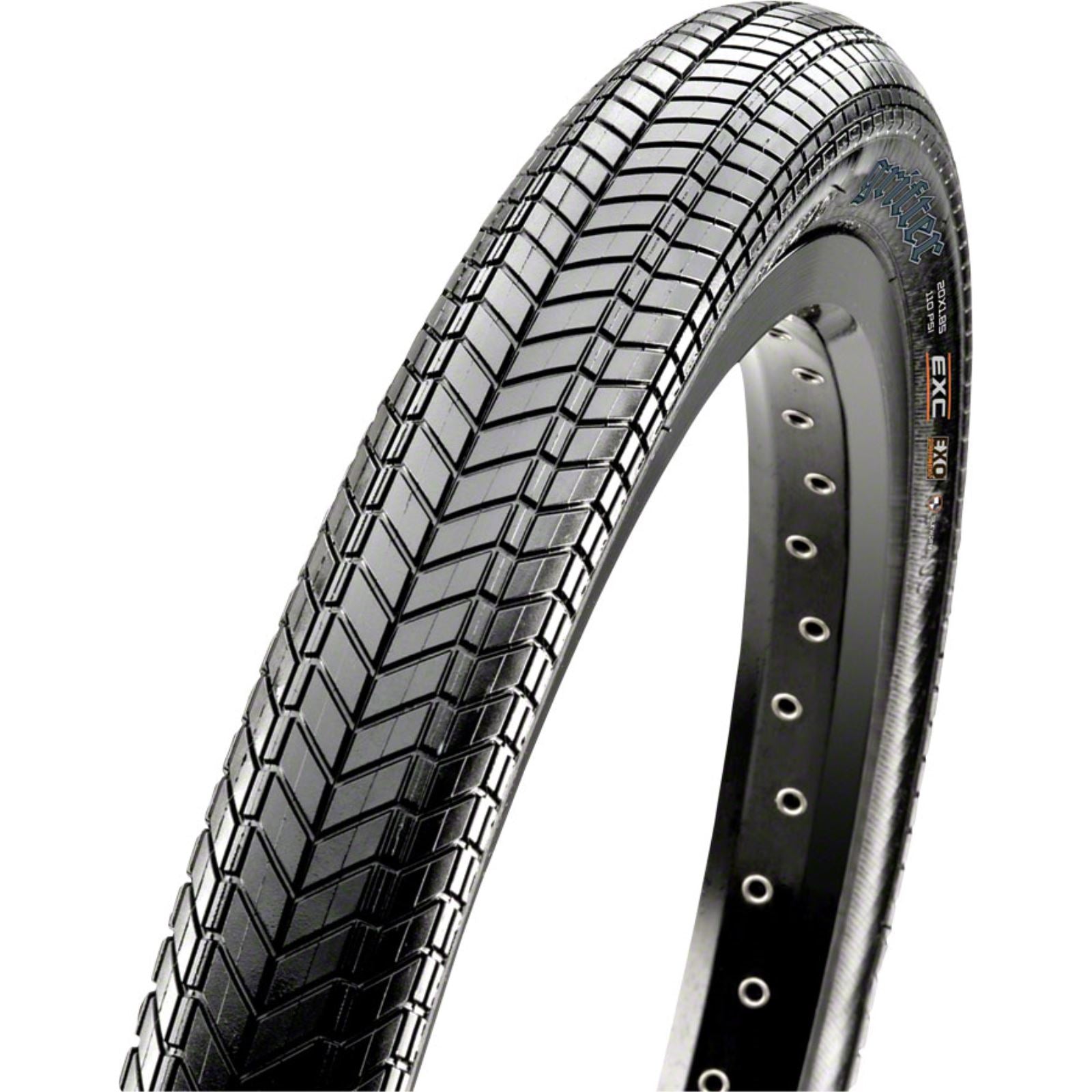 Maxxis - Bicycle Grifter Tire - 20 x 2.4, Clincher, Folding, Black, 2 Ply, Dual TB00360700_1290666