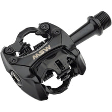 MSW Flash II Pedals - Dual Sided Clipless - Aluminum - 9/16" - Black [MPN: 18-000037]_1290786