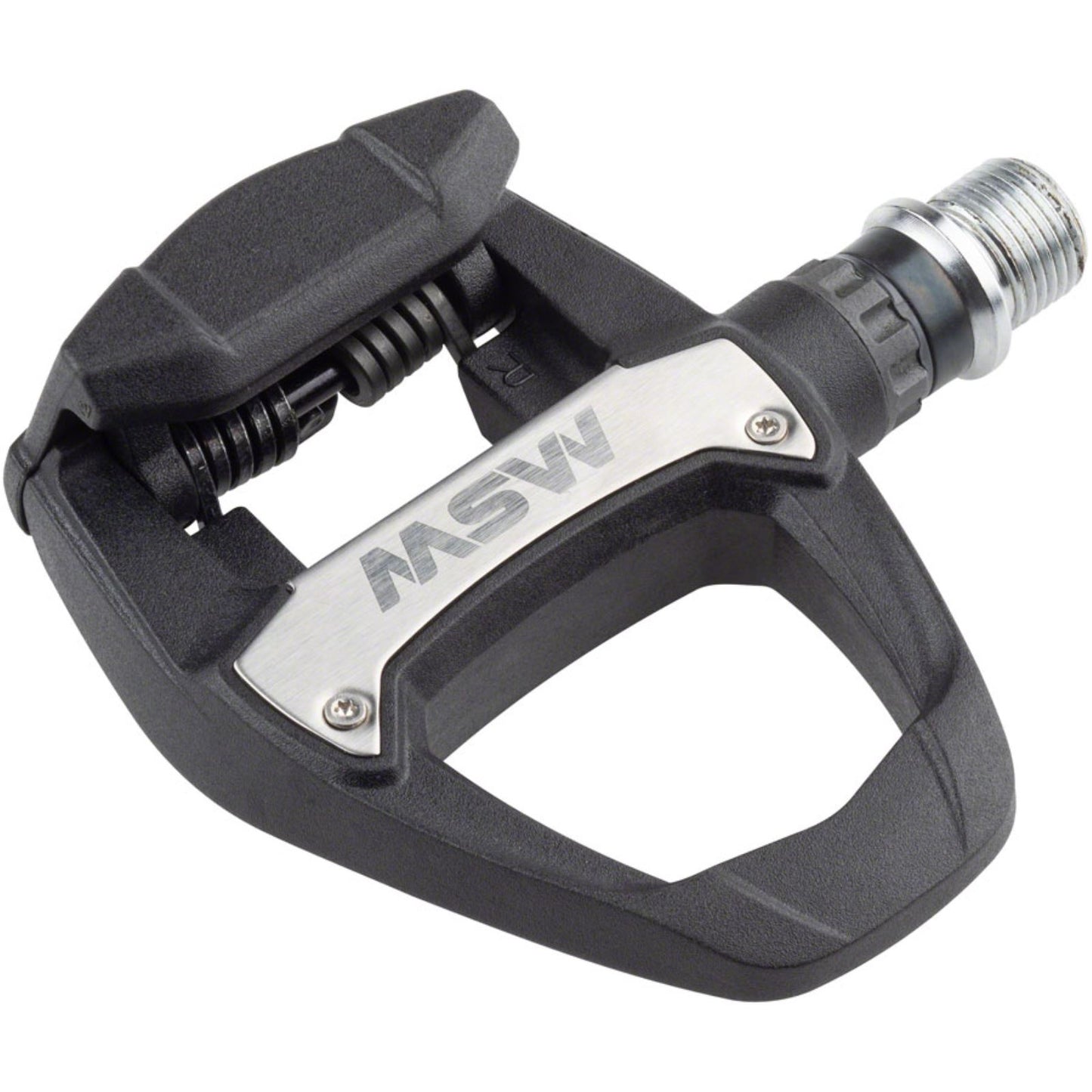 MSW Judo Pedals - Single Side Road Clipless - Composite - 9/16" - Black [MPN: 18-000118]_1290767
