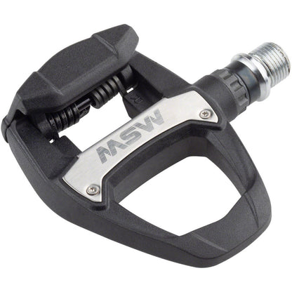 MSW Judo Pedals - Single Side Road Clipless - Composite - 9/16" - Black [MPN: 18-000118]_1290767