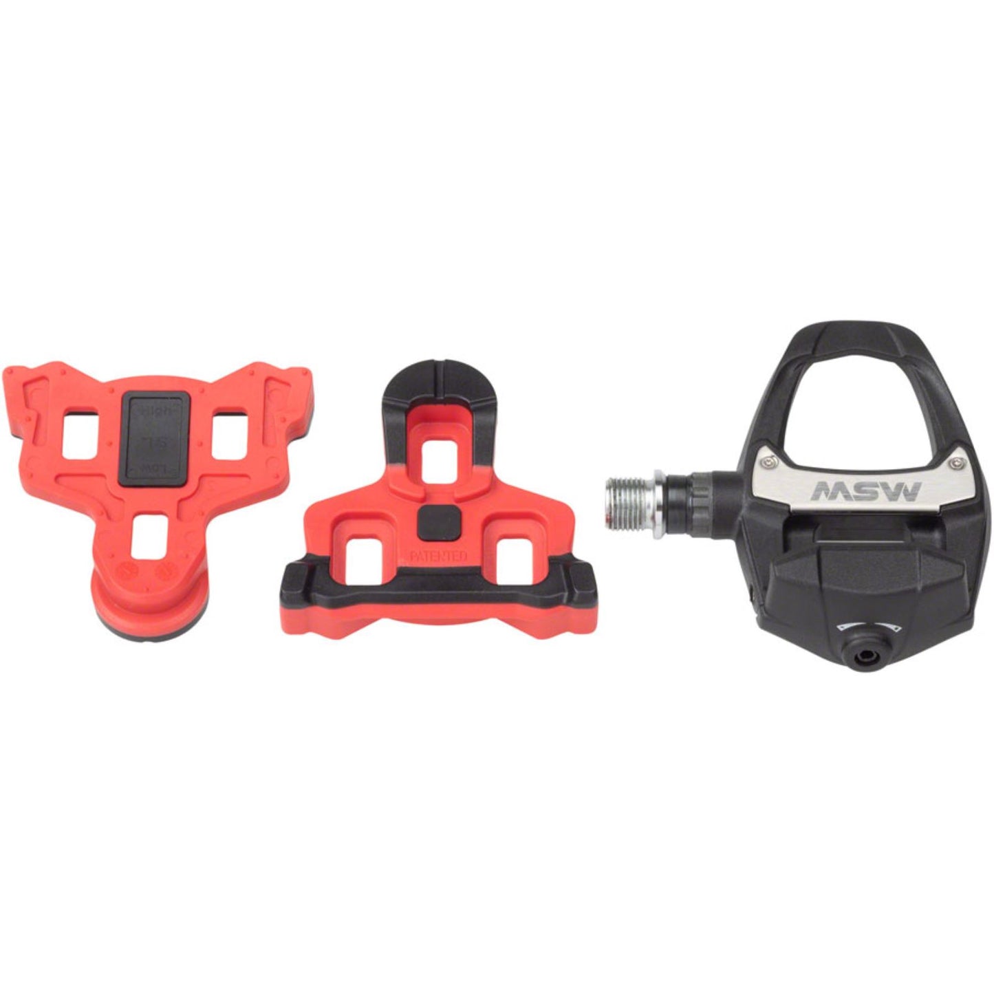 MSW Judo Pedals - Single Side Road Clipless - Composite - 9/16" - Black [MPN: 18-000118]_1290766