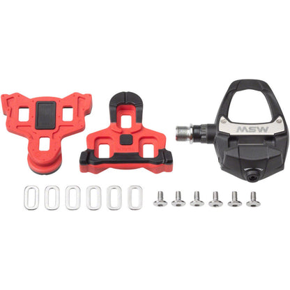 MSW Judo Pedals - Single Side Road Clipless - Composite - 9/16" - Black [MPN: 18-000118]_1290764