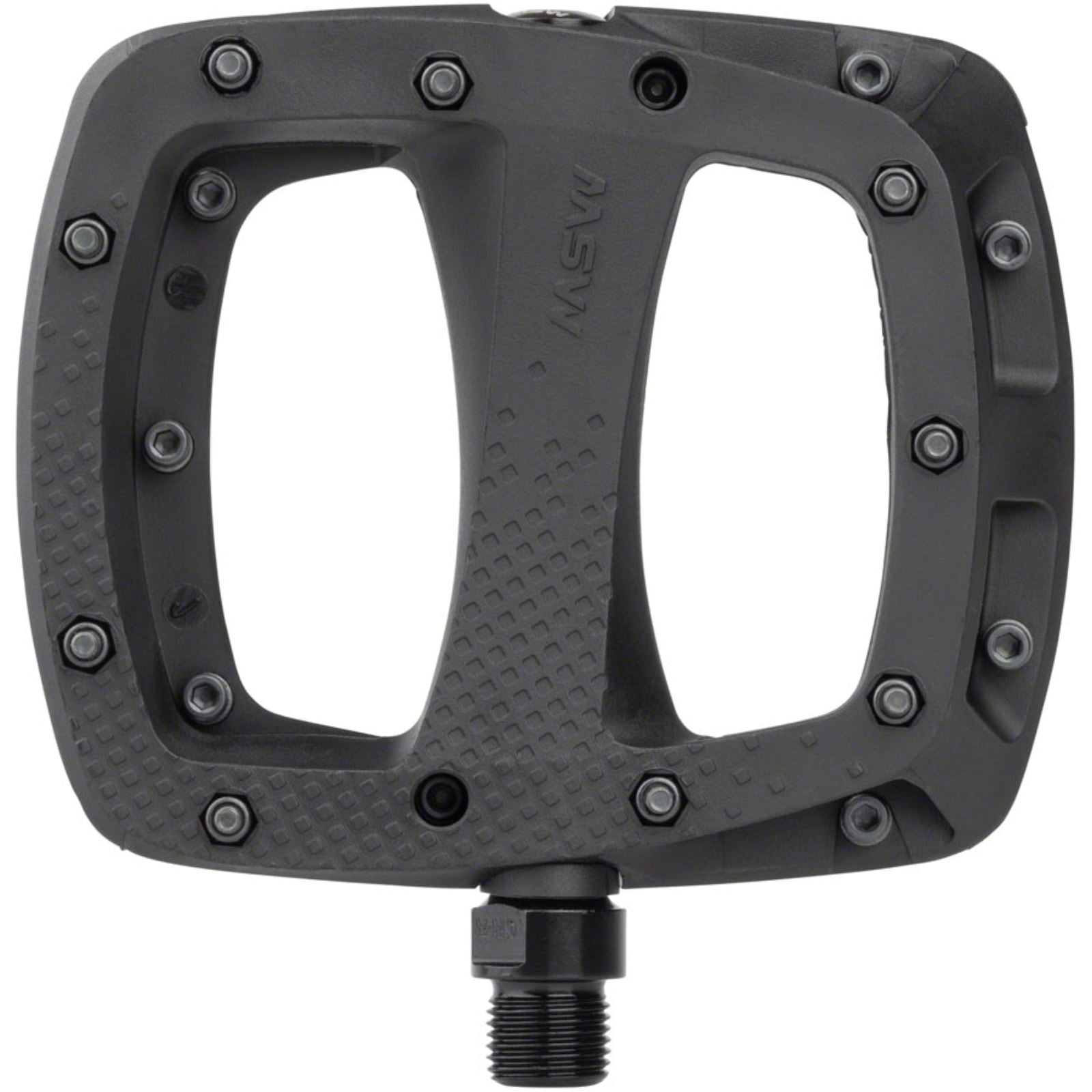 MSW Thump Pedals with Replaceable Pins - Platform - Composite - 9/16" - Black [MPN: YQB06N]_1290744