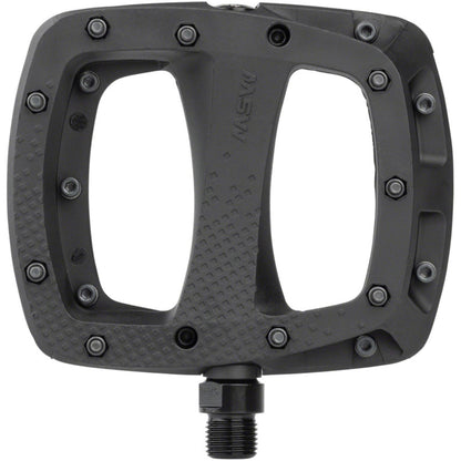 MSW Thump Pedals with Replaceable Pins - Platform - Composite - 9/16" - Black [MPN: YQB06N]_1290744