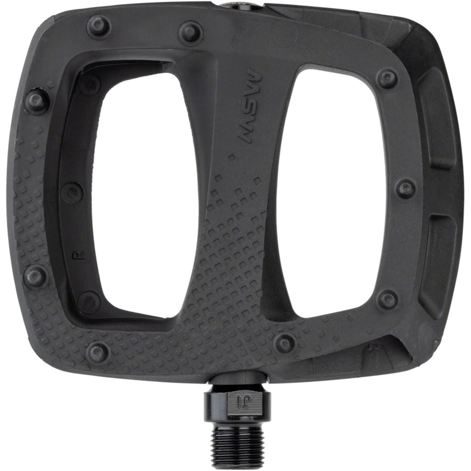 MSW Thump Pedals - Platform - Composite - 9/16" - Black [MPN: YQB06NM]_1290747