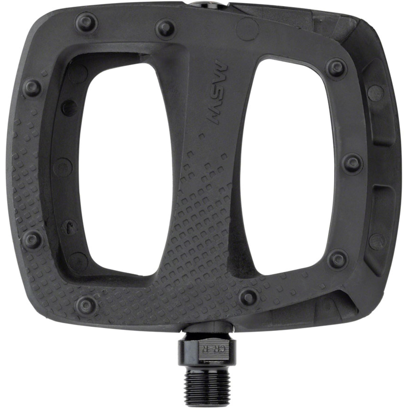 MSW Thump Pedals - Platform - Composite - 9/16" - Black [MPN: YQB06NM]_1290748