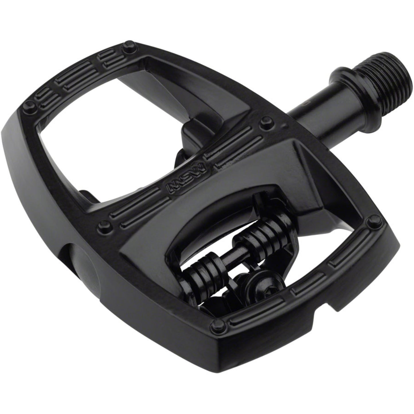 MSW Flip I Pedals - Single Side Clipless - Aluminum - 9/16" - Black [MPN: DWG #-18-000003]_1290818