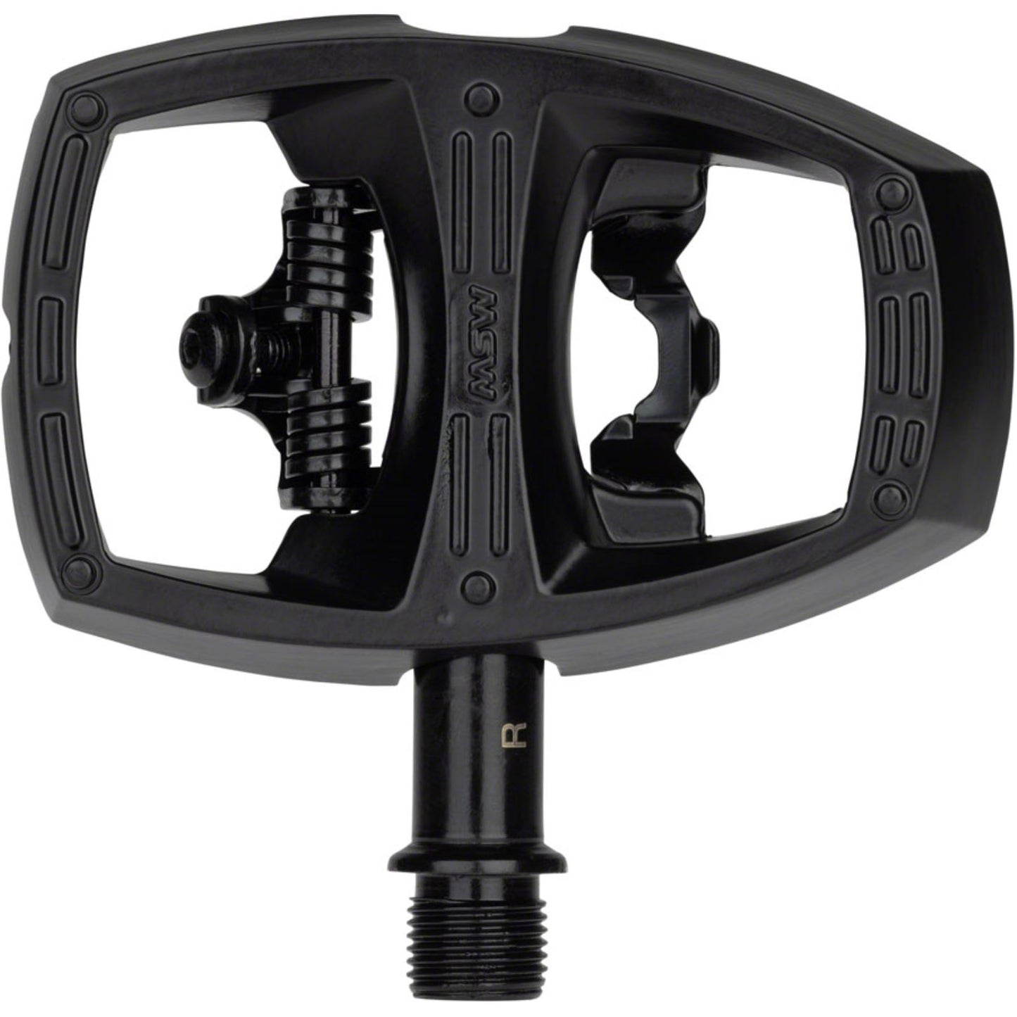 MSW Flip I Pedals - Single Side Clipless - Aluminum - 9/16" - Black [MPN: DWG #-18-000003]_1290820