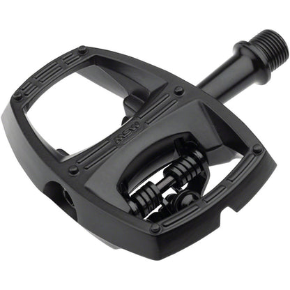 MSW Flip II Pedals - Single Side Clipless - Aluminum - 9/16" - Black [MPN: 18-000040]_1290822