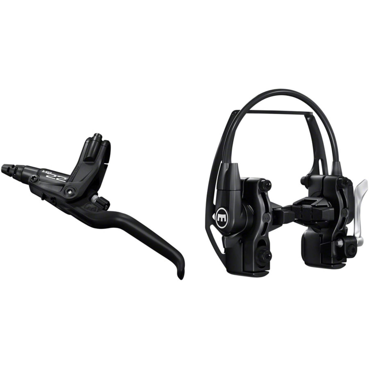 Magura HS22 Linear Pull Brake and Lever - Front or Rear, Easy Mount, Black [MPN: 2700846]_1291413