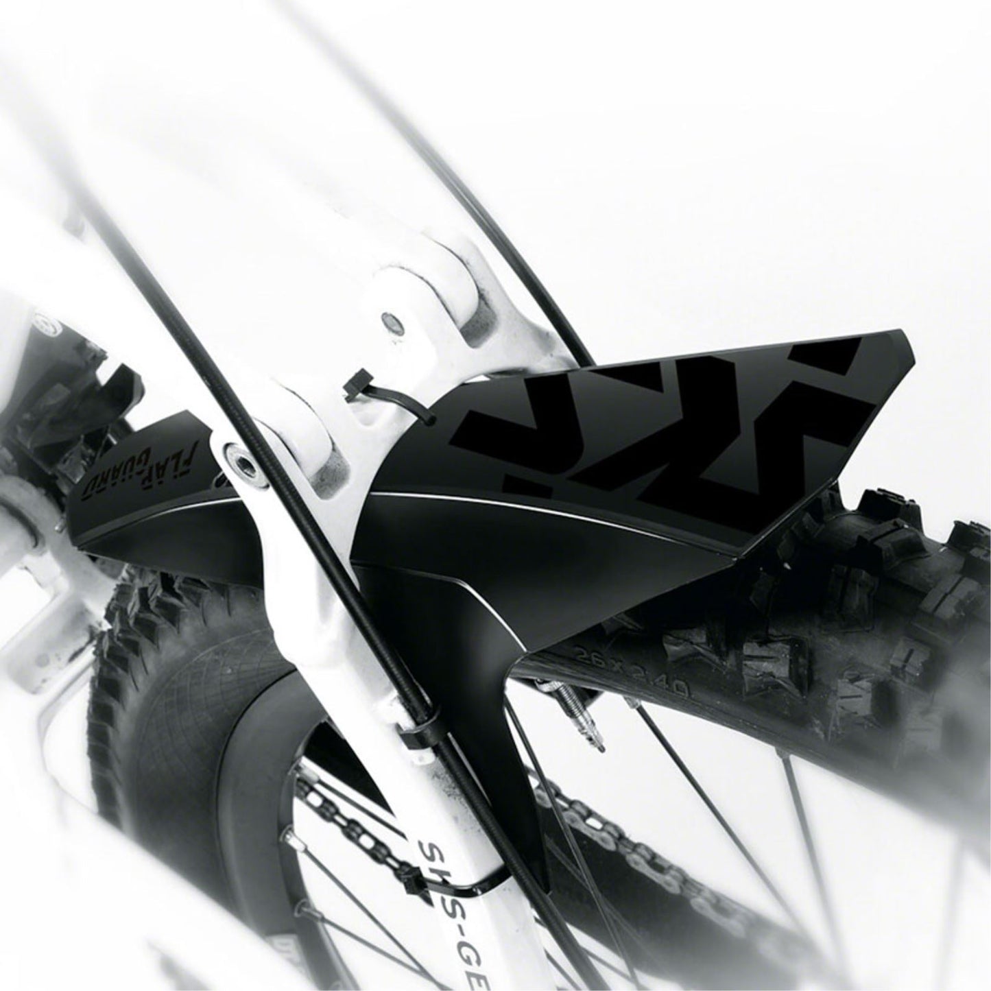 SKS Germany SKS Flap Guard Clip-On Front Fender - Fork Mount - Black [MPN: 11653]_1293466