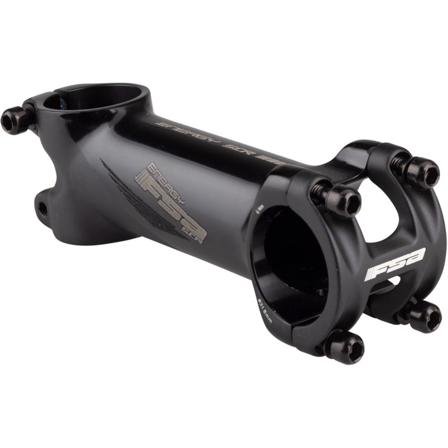 Full Speed Ahead Energy SCR Stem - 100mm, 31.8 Clamp, +/-6, Black/Gray [MPN: 175-0035018090]_1293649