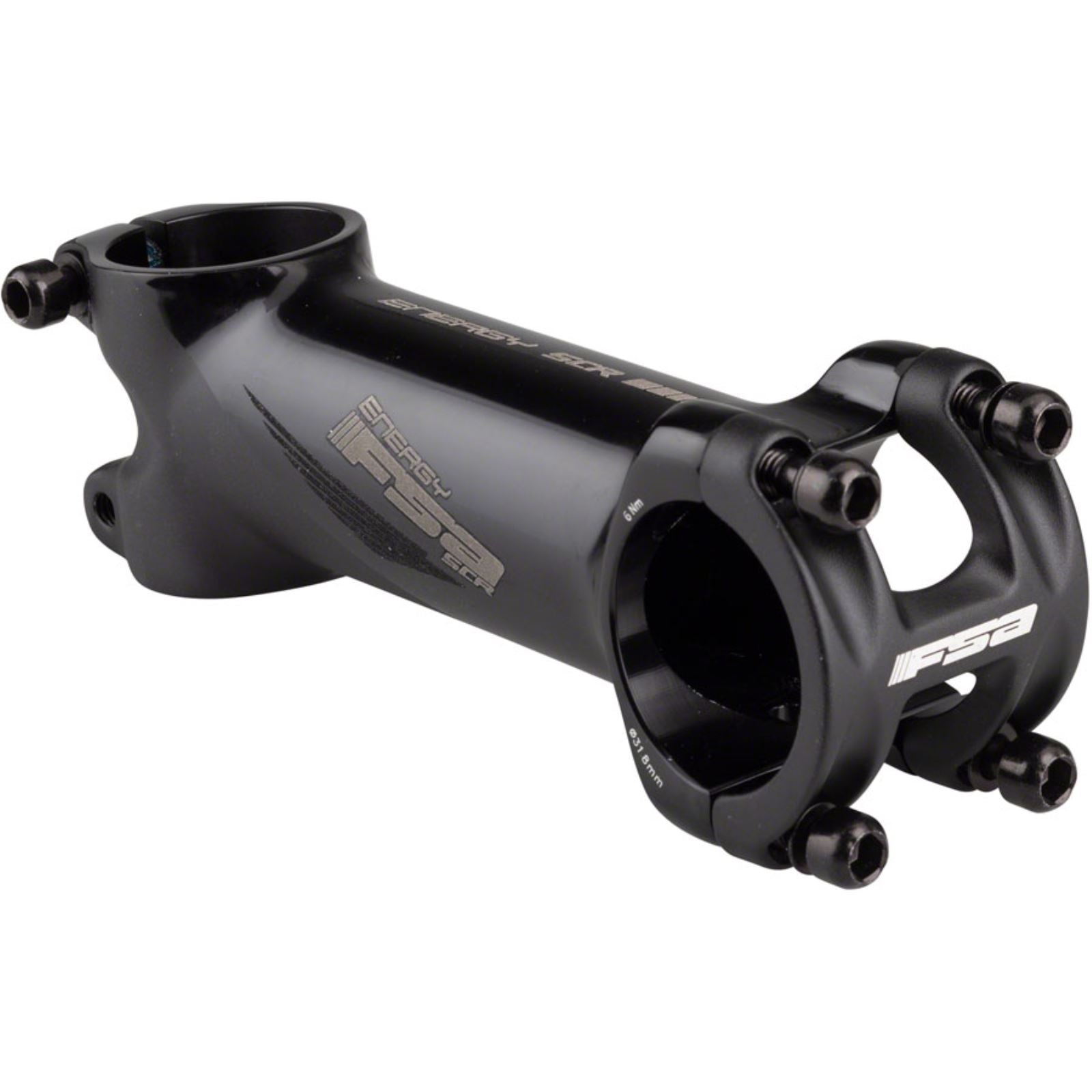 Full Speed Ahead Energy SCR Stem - 100mm, 31.8 Clamp, +/-6, Black/Gray [MPN: 175-0035018090]_1293649