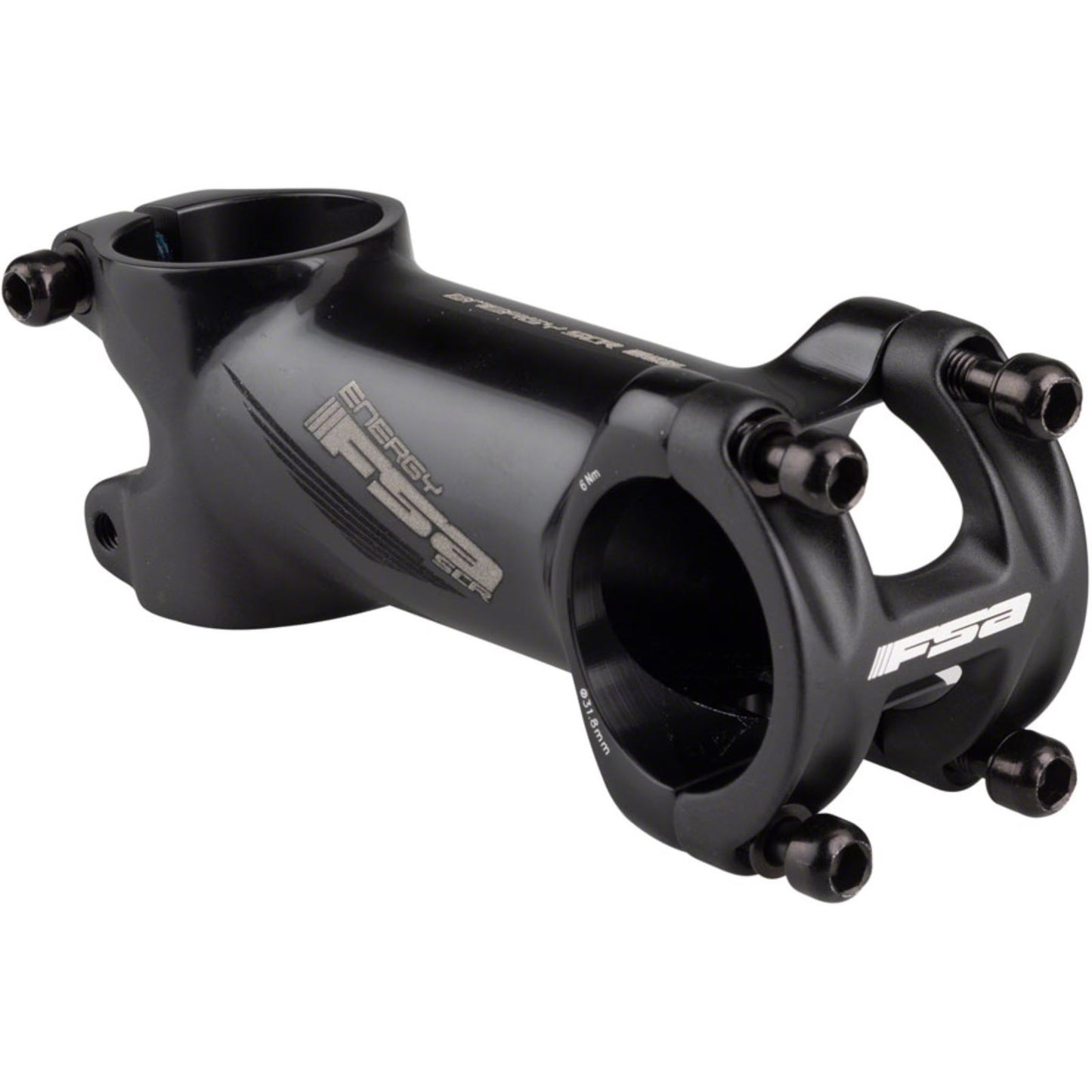 Full Speed Ahead Energy SCR Stem - 80mm, 31.8 Clamp, +/-6, Black/Gray [MPN: 175-0035016090]_1293656