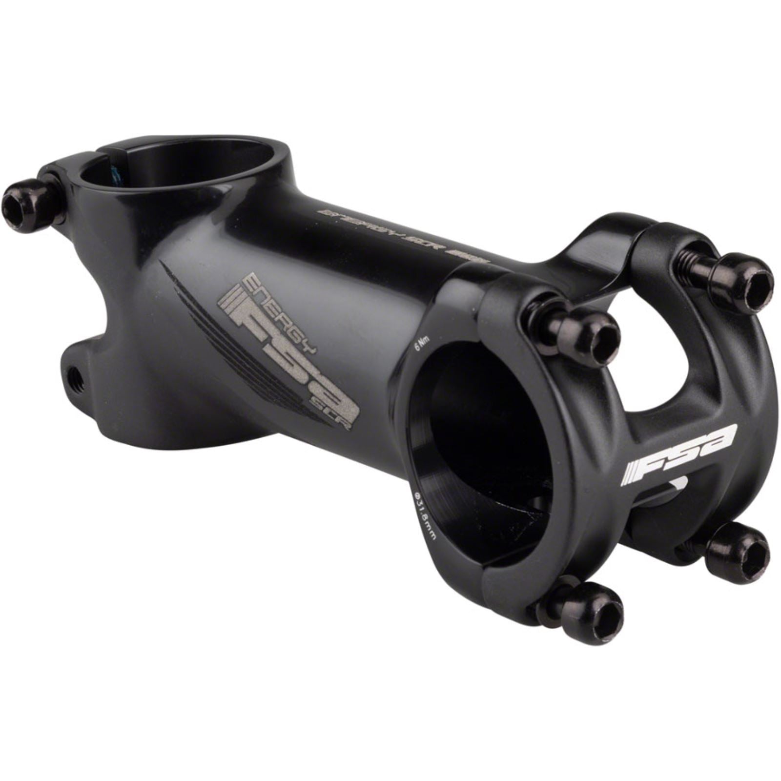 Full Speed Ahead Energy SCR Stem - 80mm, 31.8 Clamp, +/-6, Black/Gray [MPN: 175-0035016090]_1293656