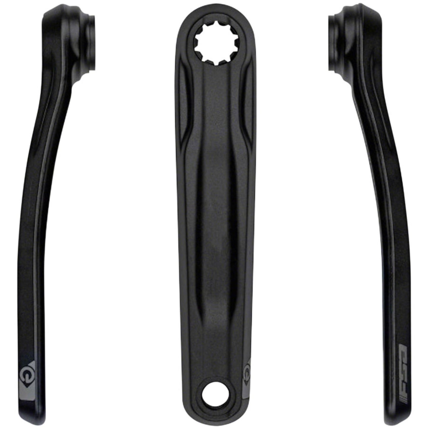 Full Speed Ahead CK-762 Yamaha/Giant Ebike Crank Arm Set - 160mm, ISIS, Black [MPN: 32400052001050]_1293640