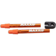 Maxxis - Bicycle MVS Tubeless Valves - Presta - 60mm - Pair - Orange OT00127000_1294585