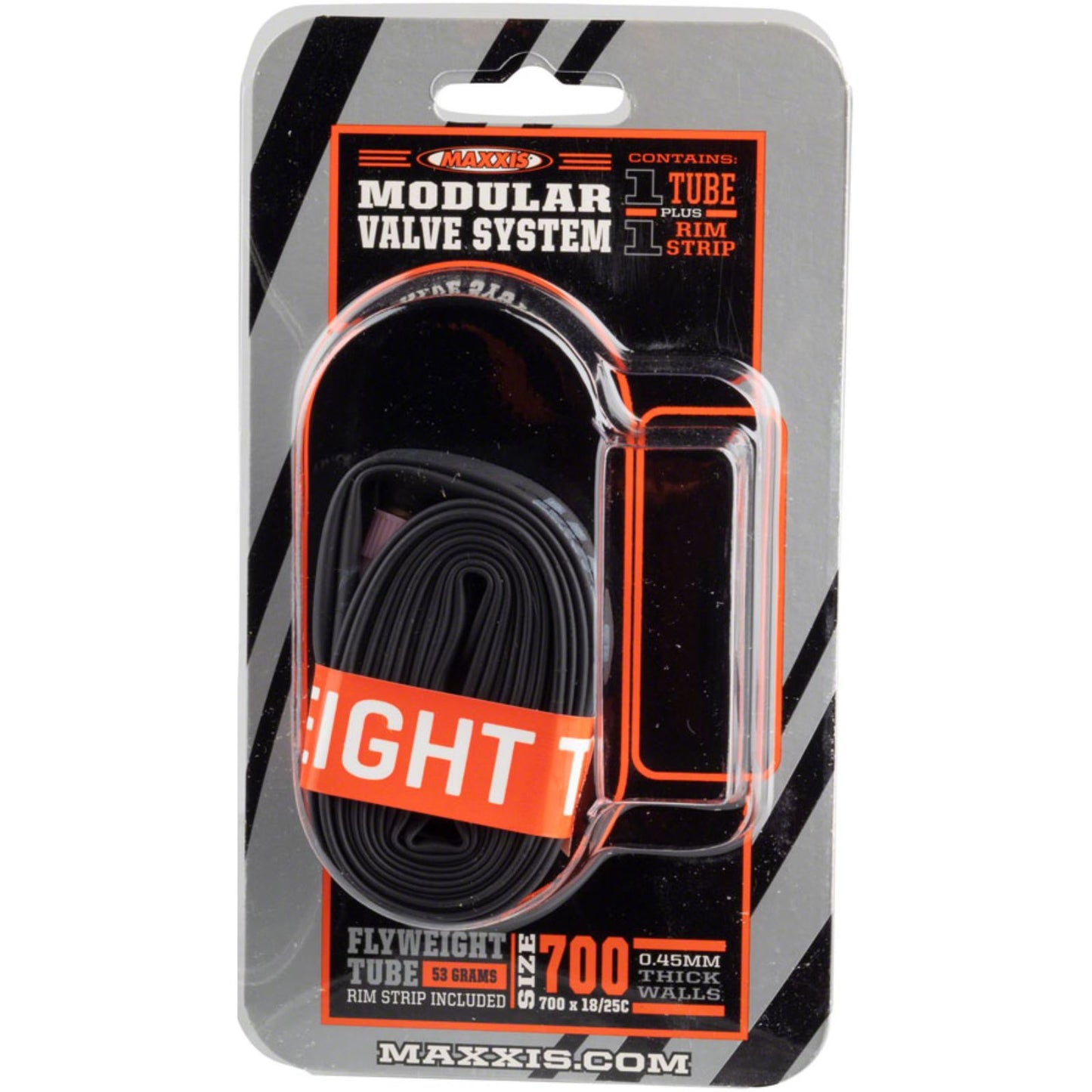 Maxxis - Bicycle Maxxis MVS Flyweight Tube - 700 x 18 - 25, Presta Valve IB84002000_1294566