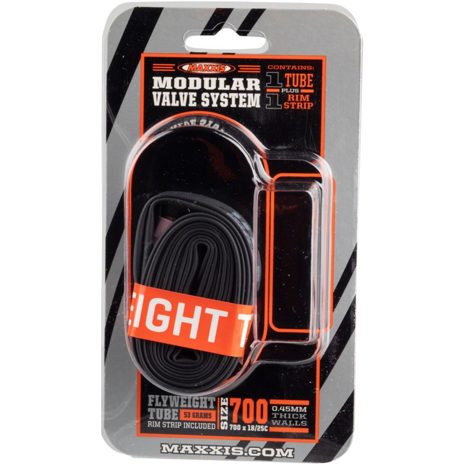 Maxxis - Bicycle Maxxis MVS Flyweight Tube - 700 x 18 - 25, Presta Valve IB84002000_1294566