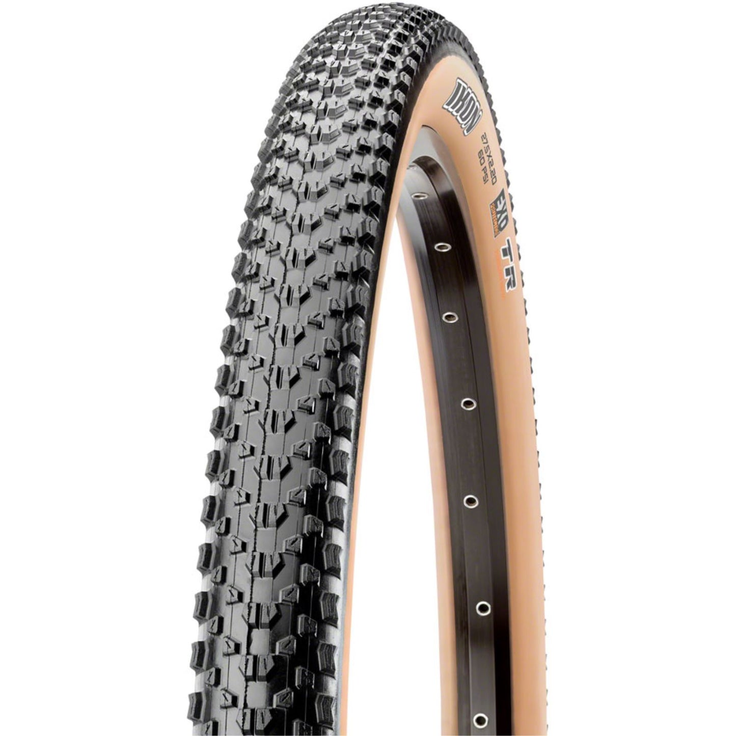 Maxxis - Bicycle Ikon Tire - 29 x 2.20, Tubeless, Folding, Black/Dark Tan, Dual, EXO TB00332900_1294661