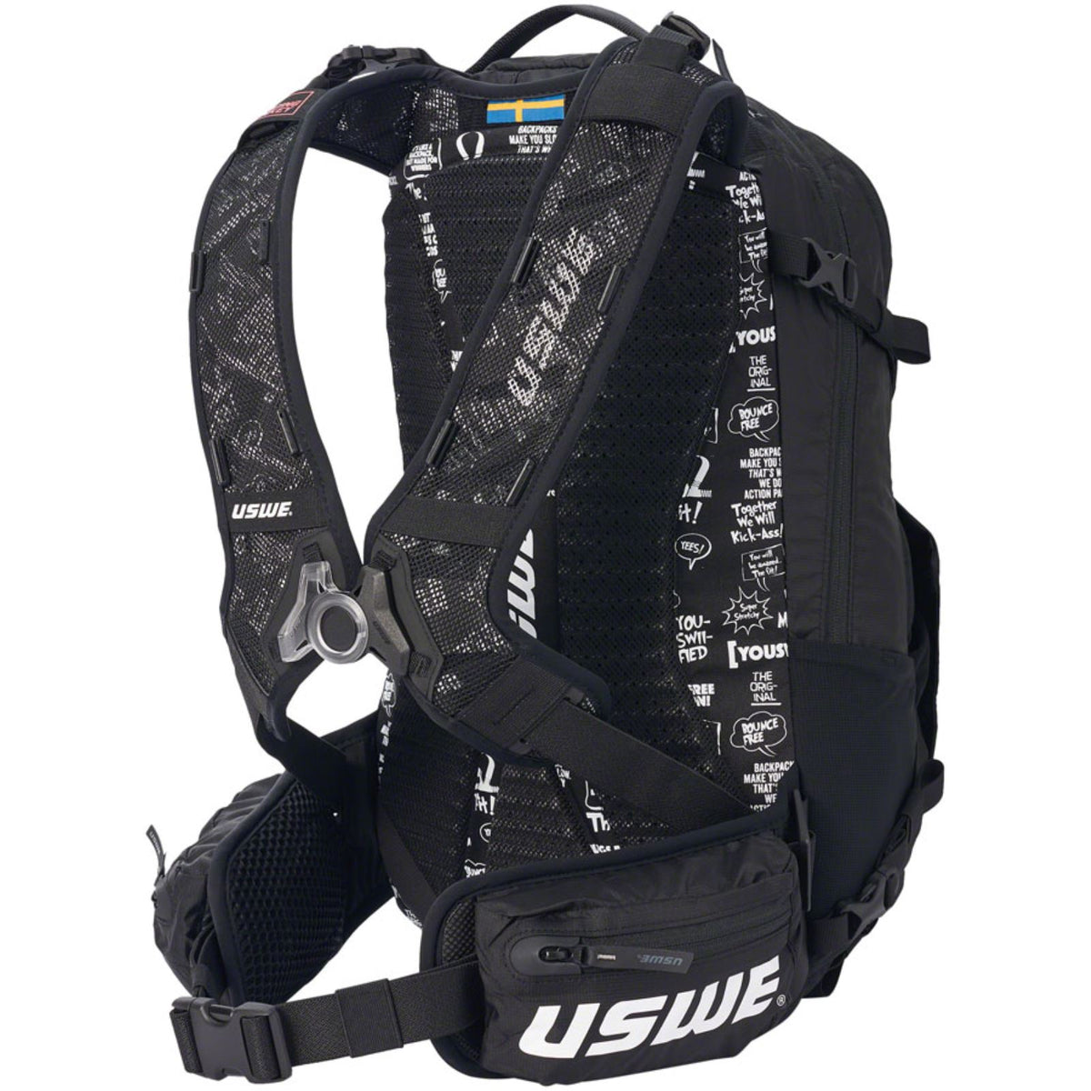 UsWe Shred 25 Hydration Pack - Carbon Black OPEN BOX [MPN: 411V-2252701]_2746123