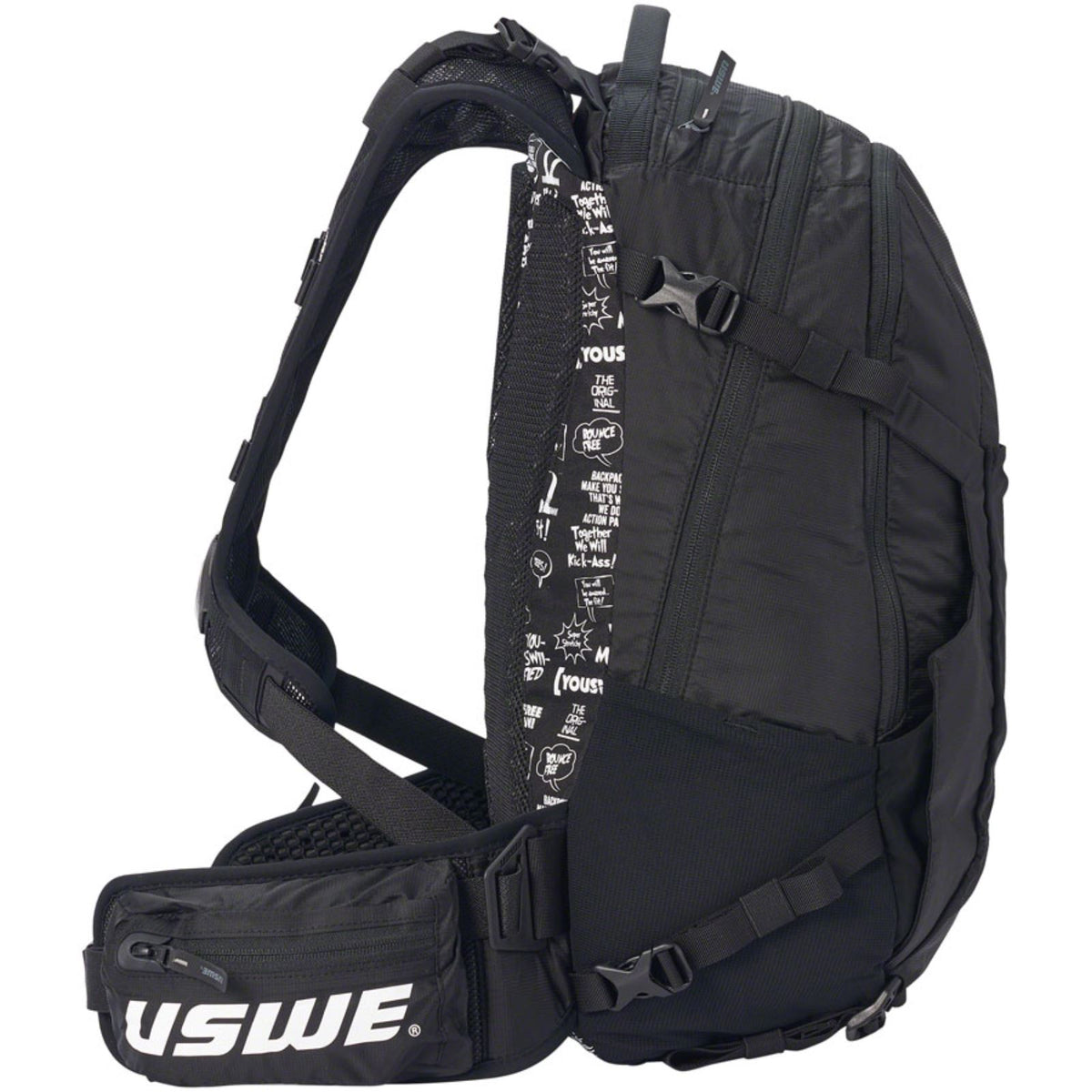 UsWe Shred 25 Hydration Pack - Carbon Black OPEN BOX [MPN: 411V-2252701]_2746131