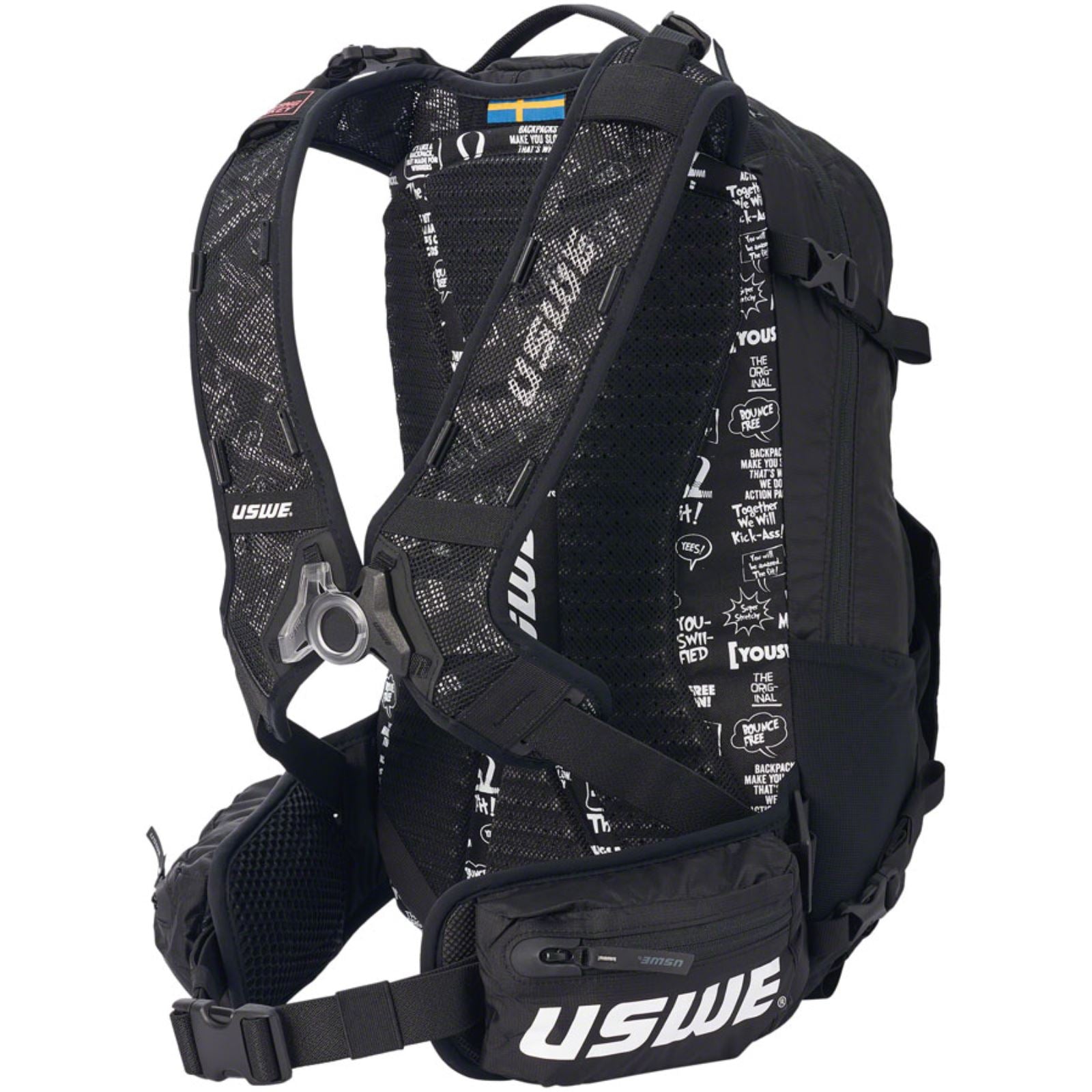 UsWe Shred 16 Hydration Pack - Carbon Black [MPN: 411V-2162701]_1294856