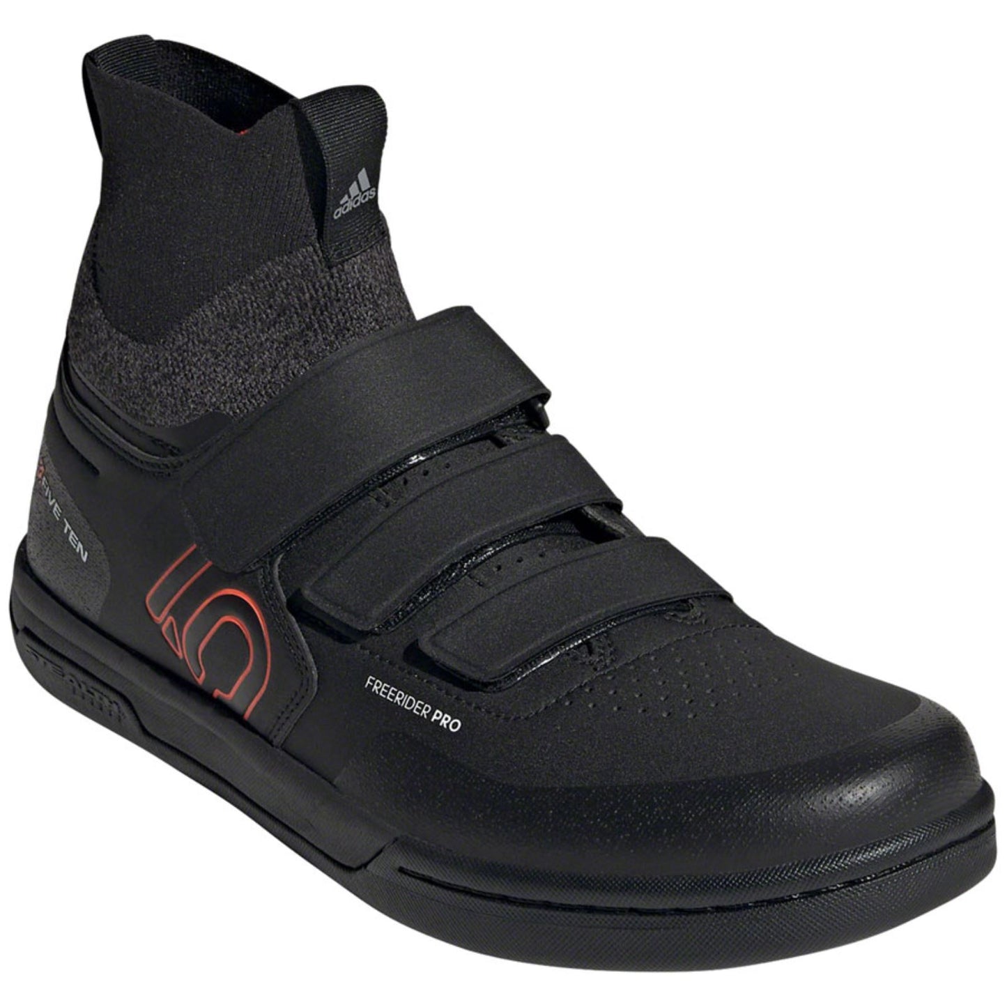 Five Ten Men's Freerider Pro Mid VCS Flat Shoes - Black_1295058