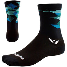 Swiftwick Vision Six Cubic Sock - 6 inch - Black_1295171