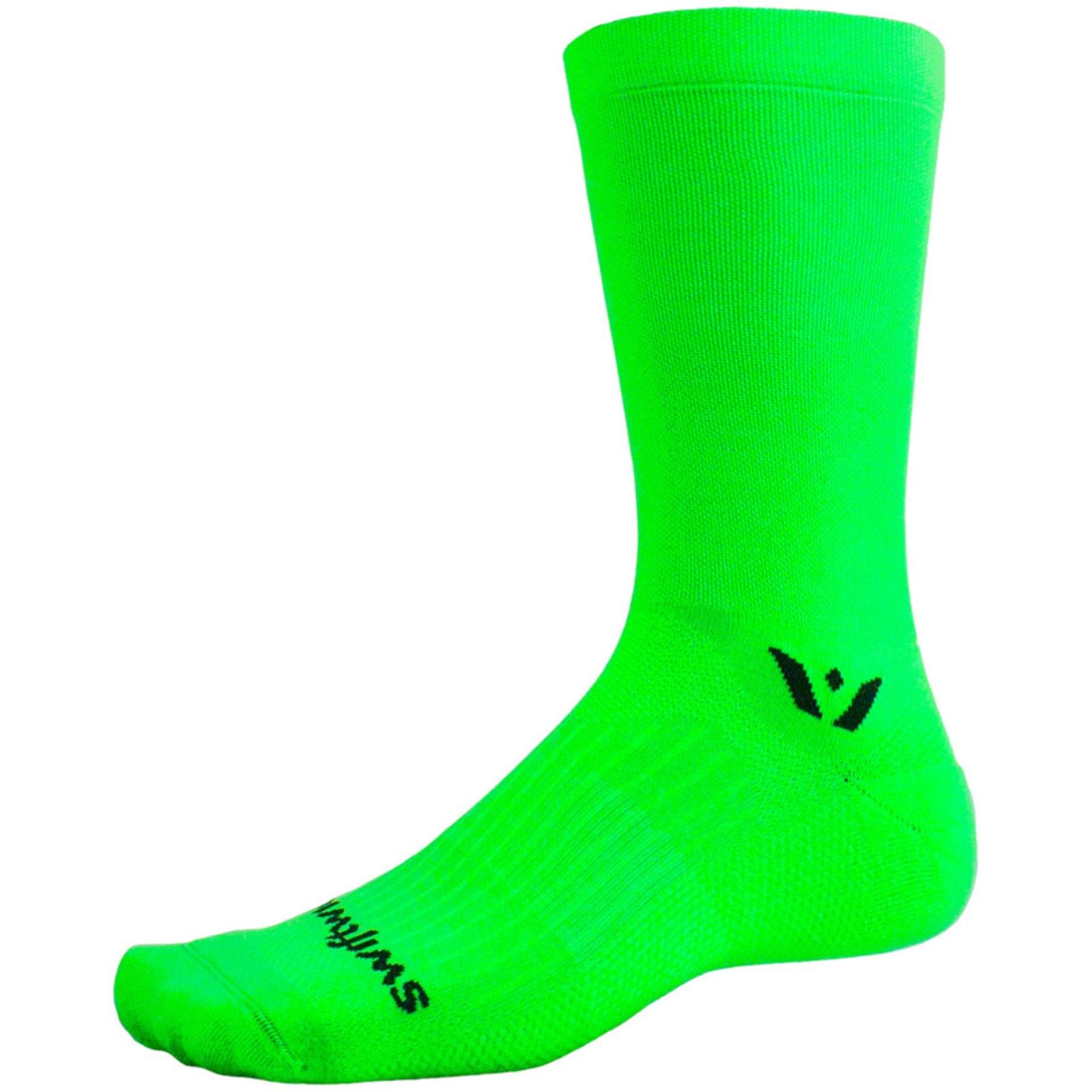 Swiftwick Aspire Seven Socks - 7 inch - Lime Green - X-Large [MPN: 7C960ZZ-X]_1295150