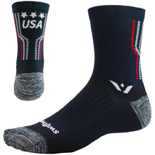 Swiftwick Vision Five Tribute Socks - 5 inch, USA Proud, Small [MPN: 5EEJ0ZZ-S]_1295233