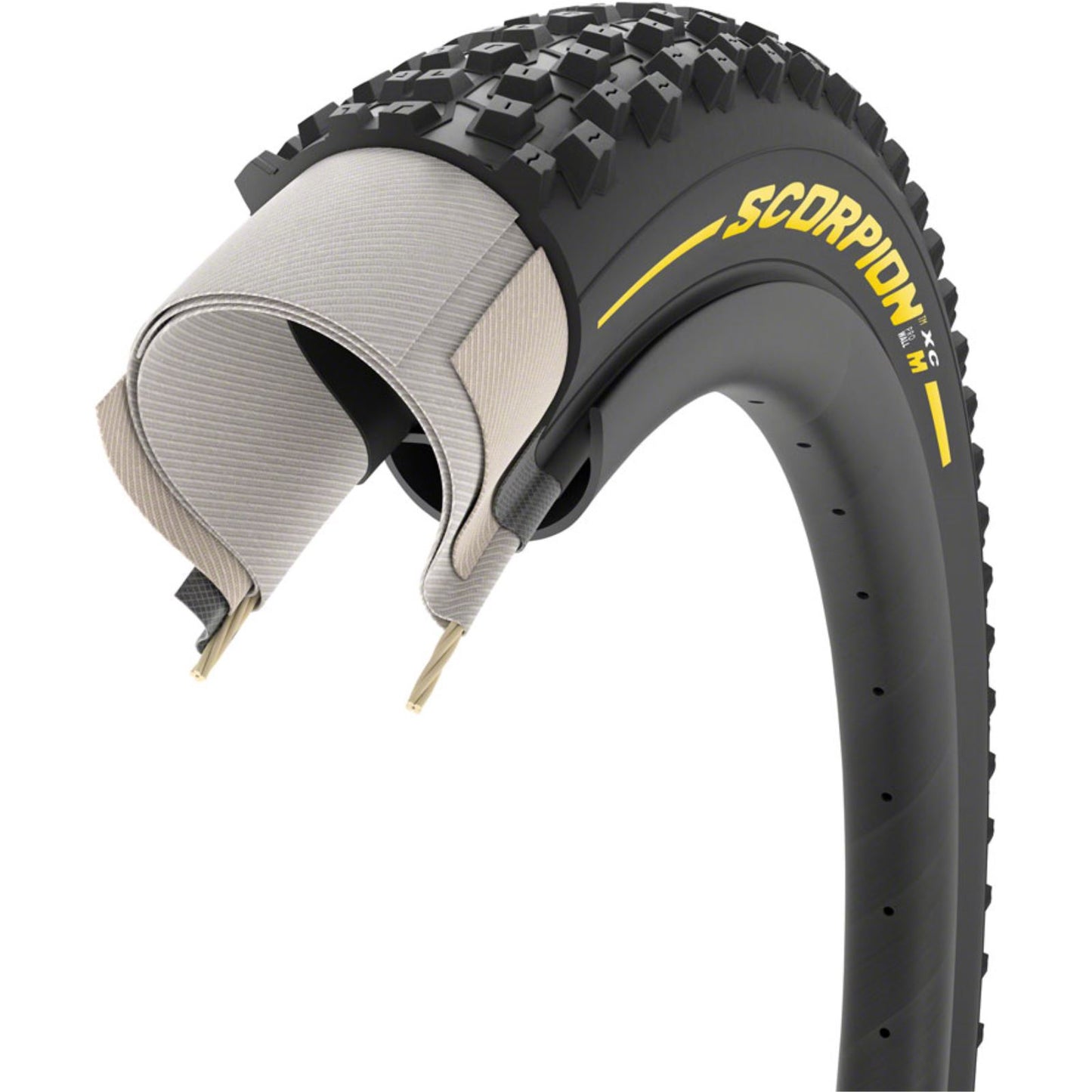 Pirelli - Bicycle Scorpion XC M Tire - 29 x 2.2, Tubeless, Folding, Team Edition 3775100_1295904