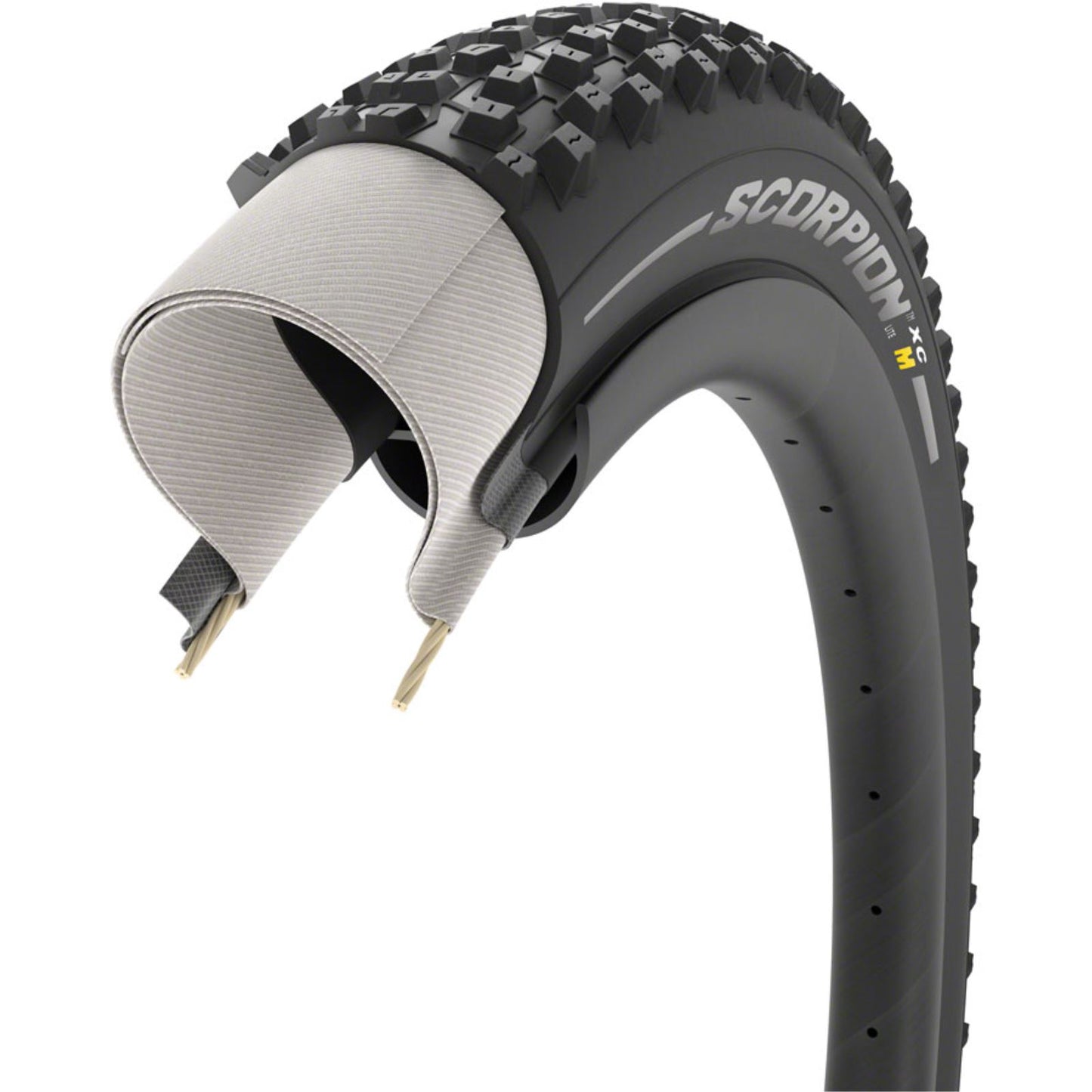 Pirelli - Bicycle Scorpion XC M Tire - 29 x 2.2 - Tubeless, Folding, Black, Lite 3703900_1296022