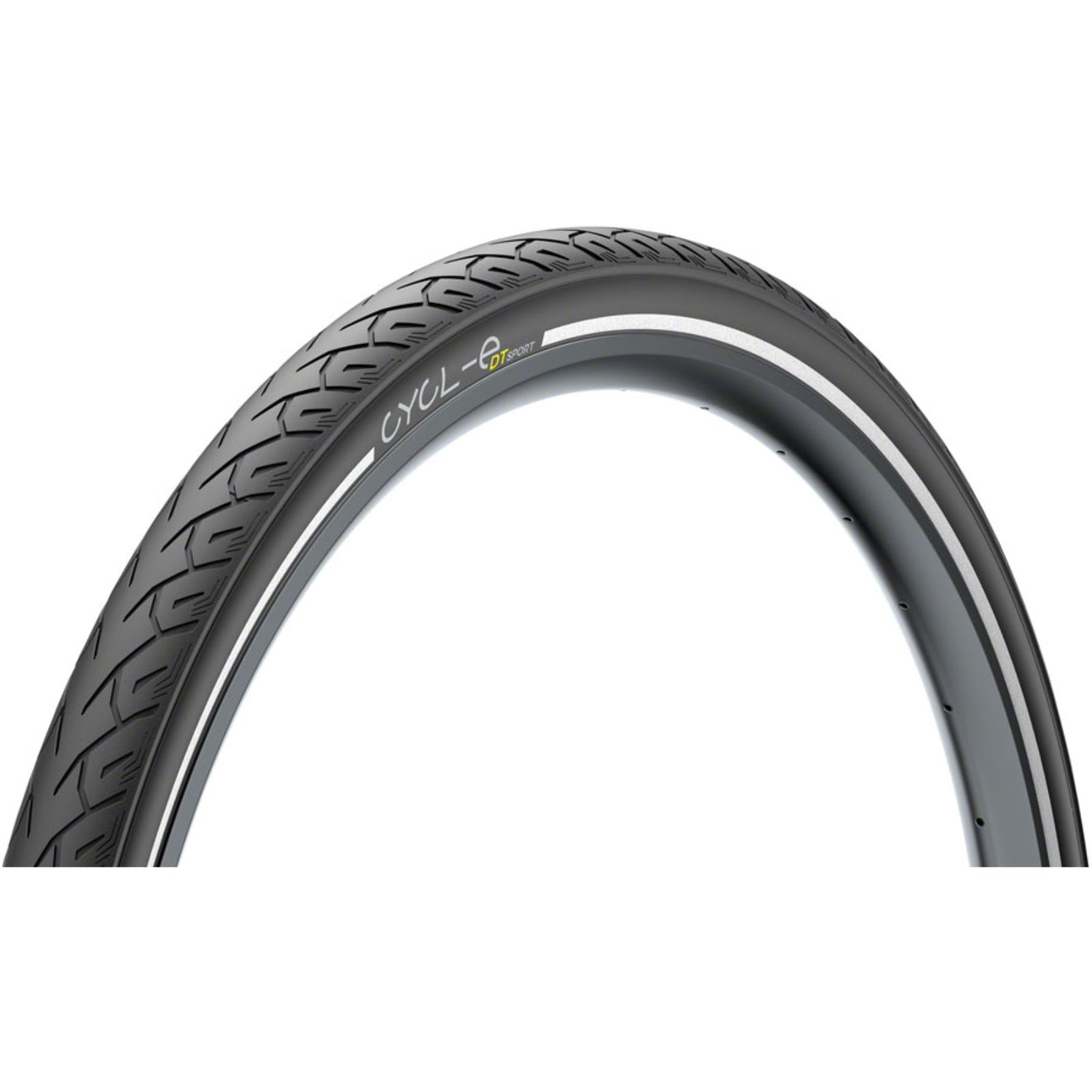 Pirelli - Bicycle Cycl-e DT Sport Tire - 700 x 47 - Clincher, Wire, Black, Reflective 3371900_1296168