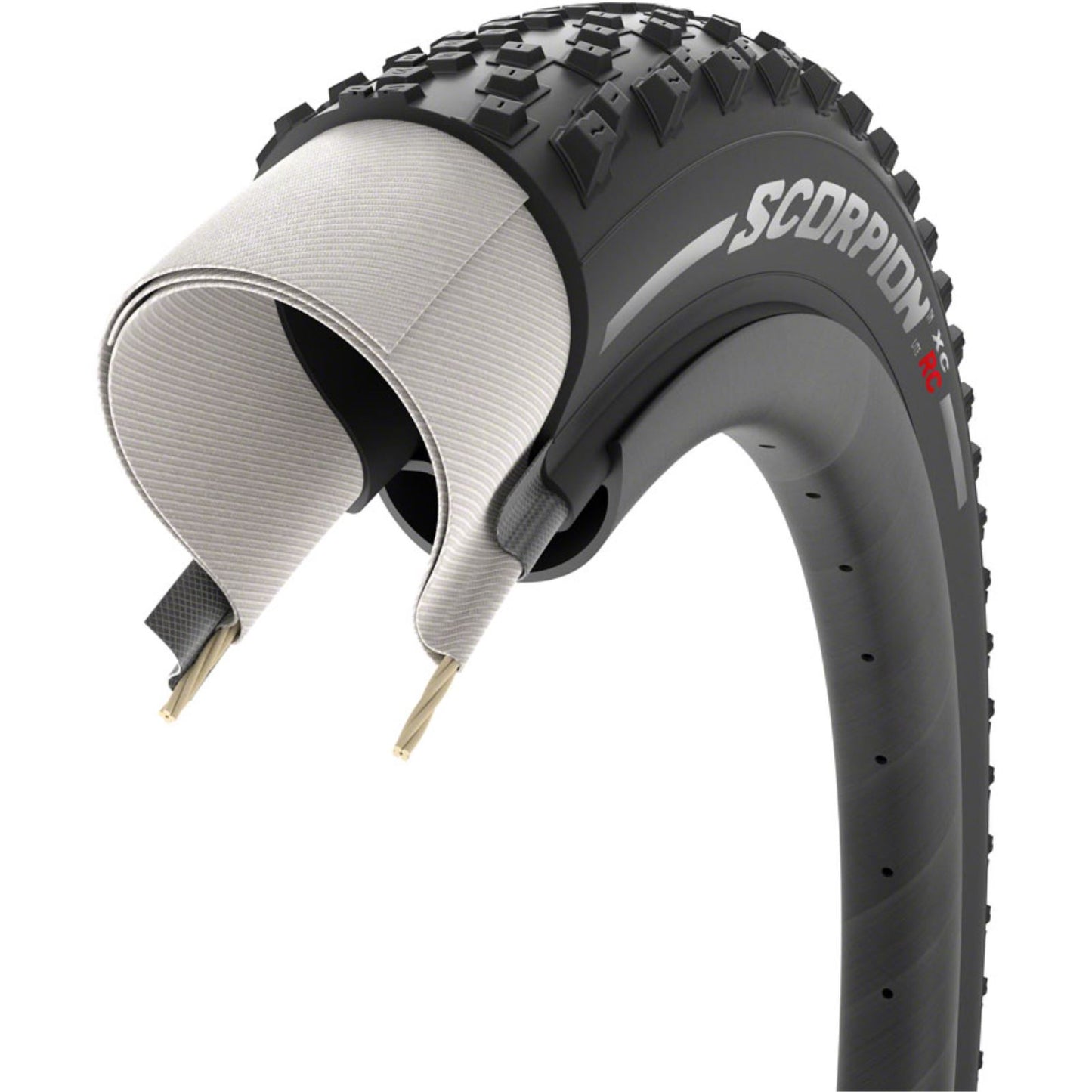 Pirelli - Bicycle Scorpion XC RC Tire - 29 x 2.2, Tubeless, Folding, Black, Lite 3945400_1296152