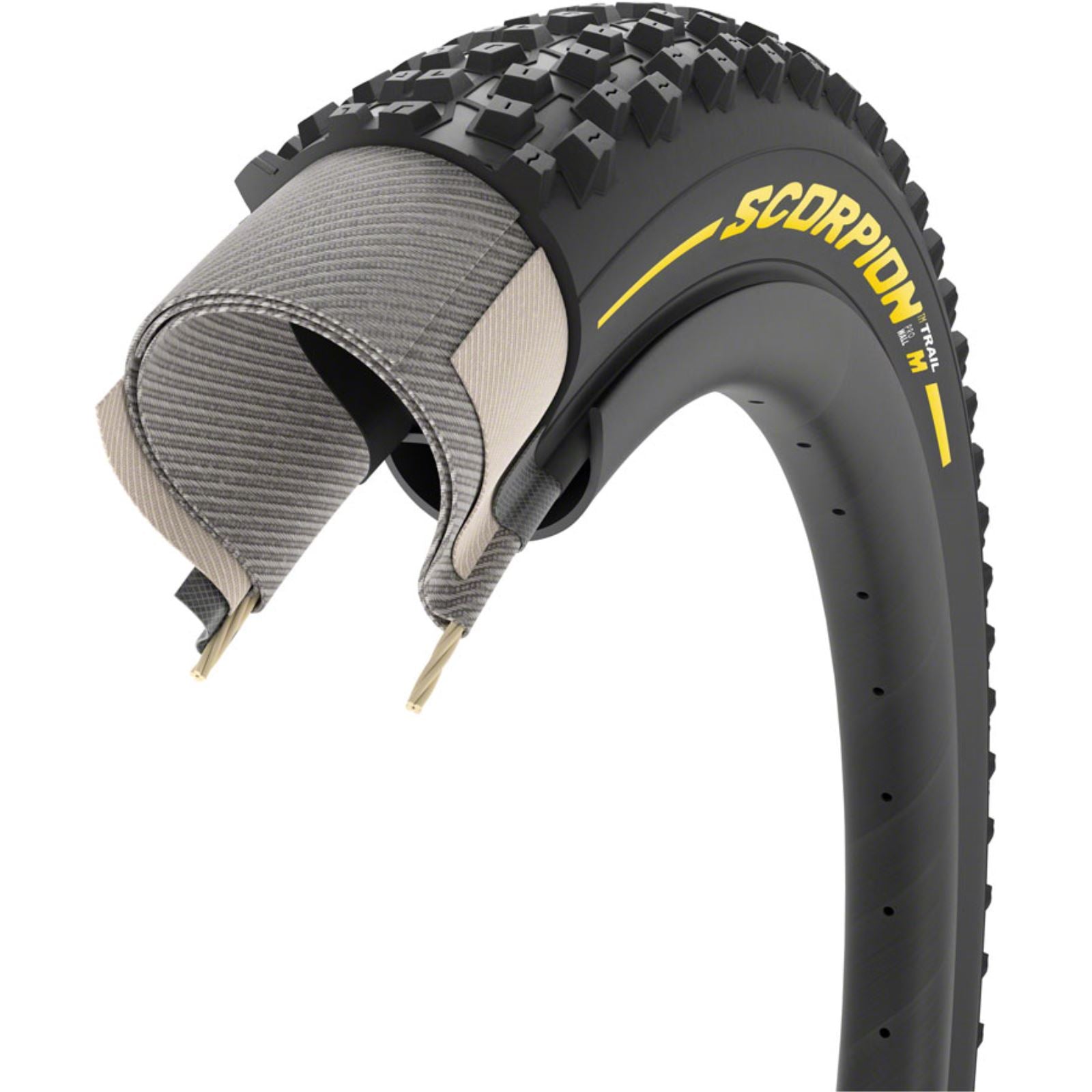 Pirelli - Bicycle Scorpion Trail M Tire - 29 x 2.4, Yellow Label, Team Edition 3775300_1296261
