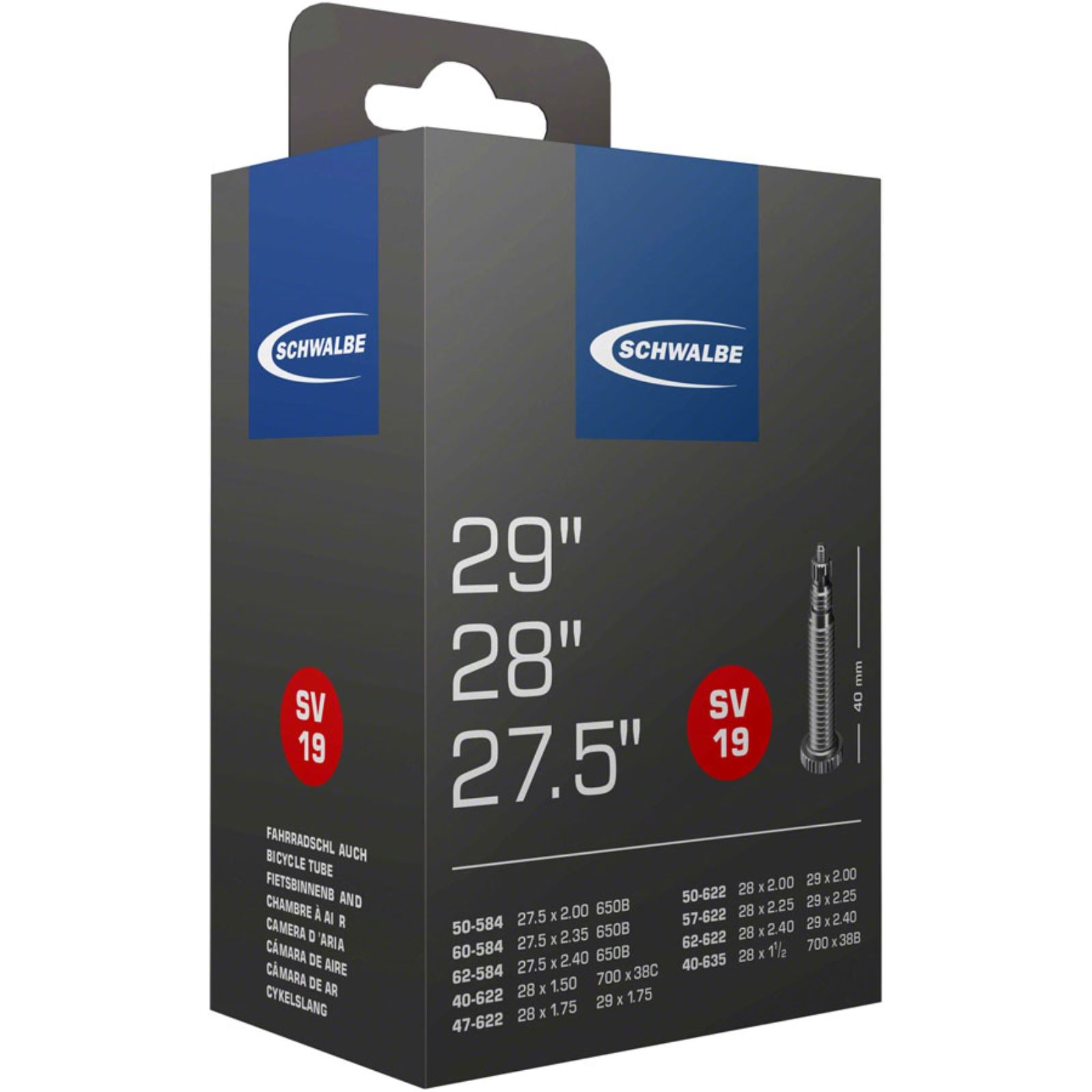 Schwalbe Freeride Tube - 27.5/27.5+ x 2.1 - 3, 40mm Presta Valve 10400073_1297302