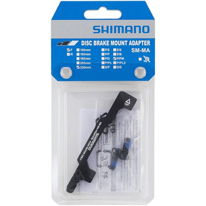 Shimano SM-MA-F220P/PM Disc Brake Adaptor - 180mm - Post Mount Fork/Frame [MPN: ESMMAF220PPM]_1298786