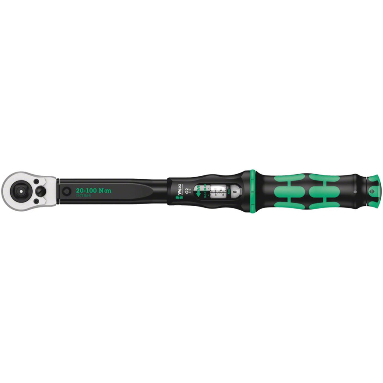 Wera Click-Torque C 2 Push R/L Adjustable Torque Wrench - 20-100 Nm [MPN: 05075625001]_1300128